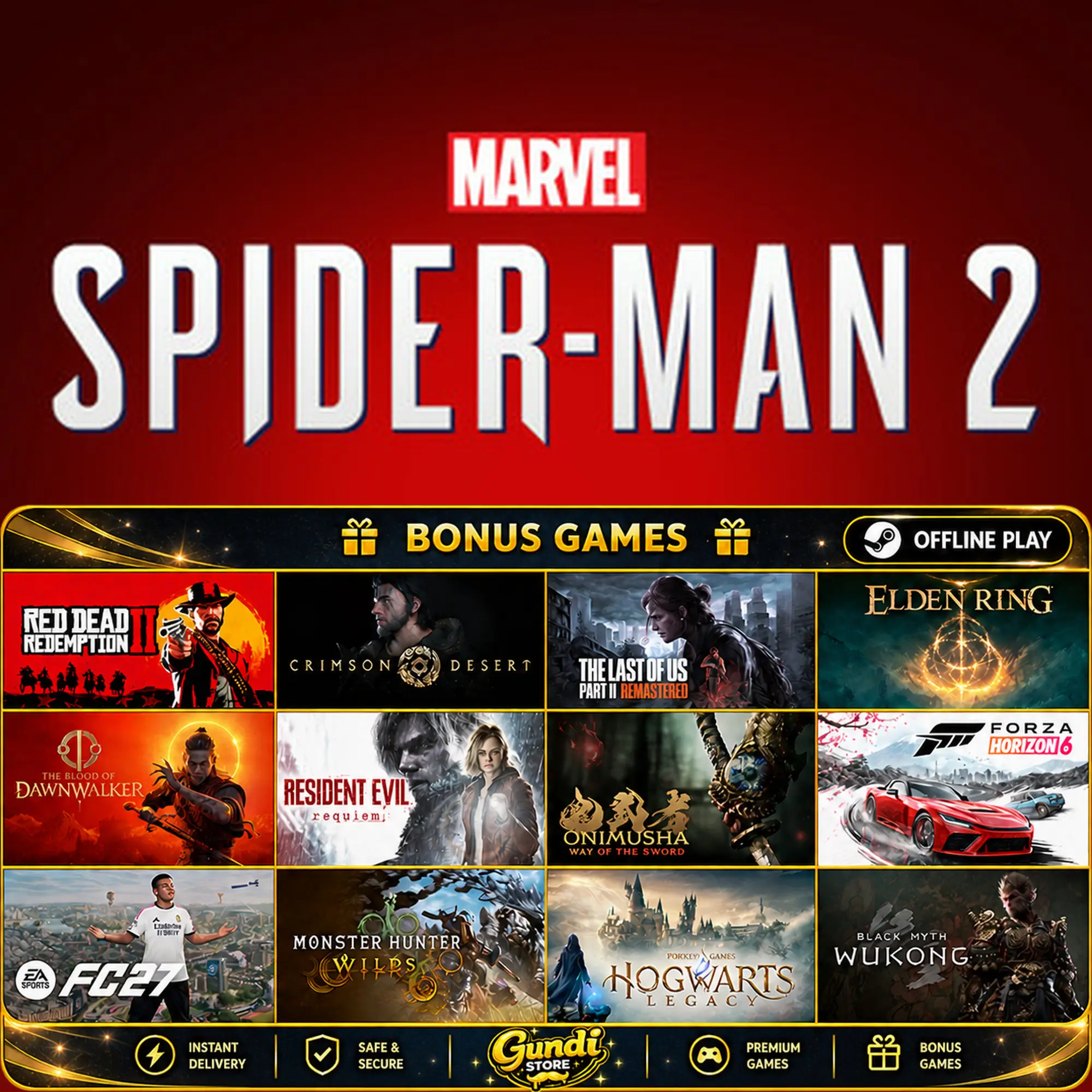 [AUTO CODE] - Marvel’s Spider-Man 2 + BONUS GAME