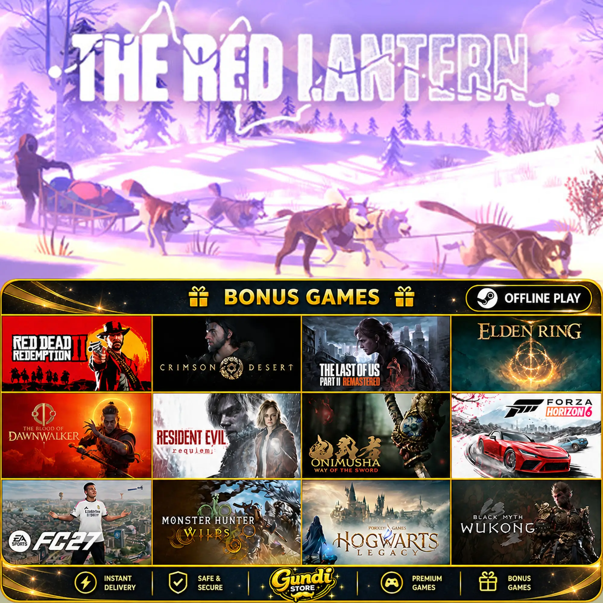 [AUTO CODE] - The Red Lantern + BONUS GAME
