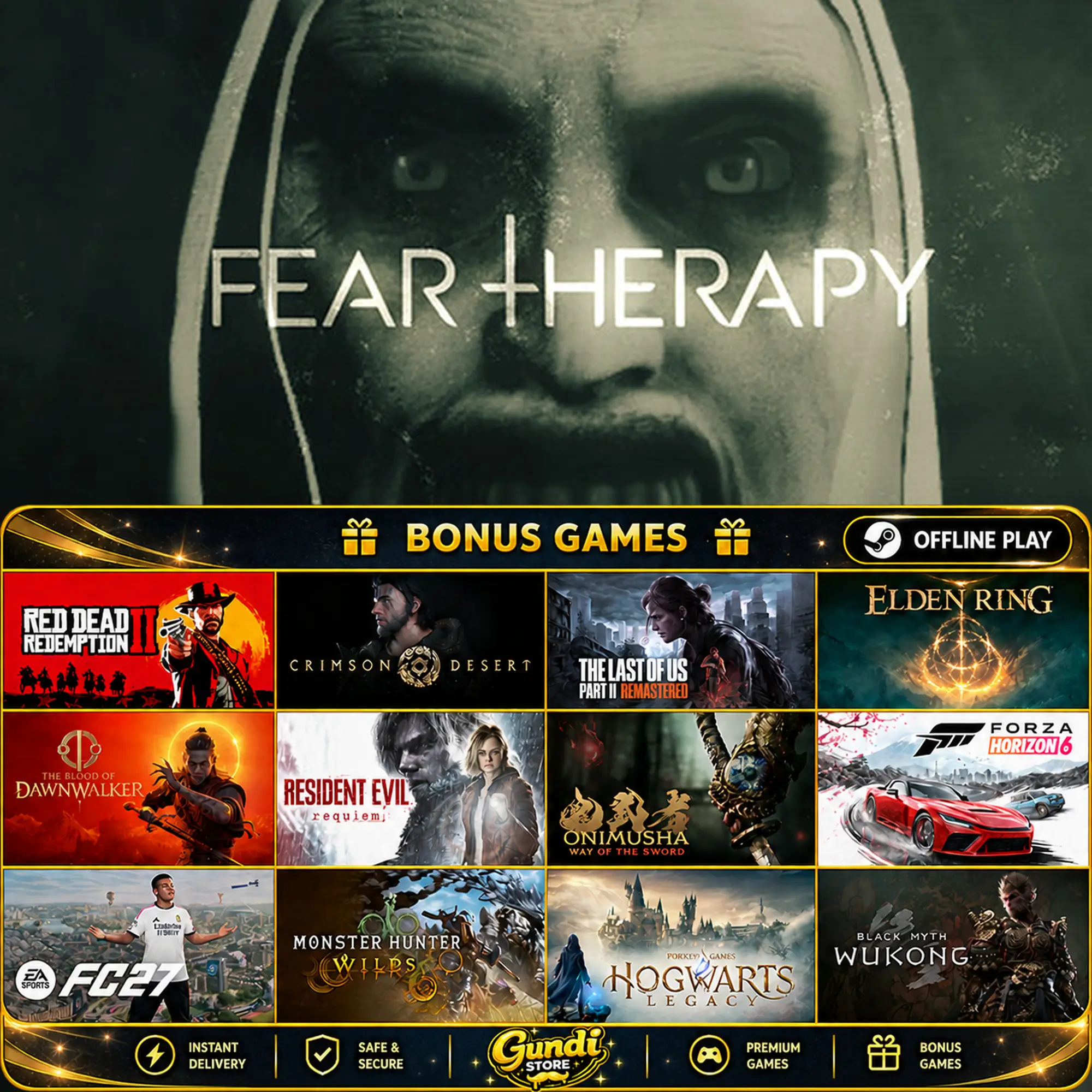 [AUTO CODE] - Fear Therapy + BONUS GAME