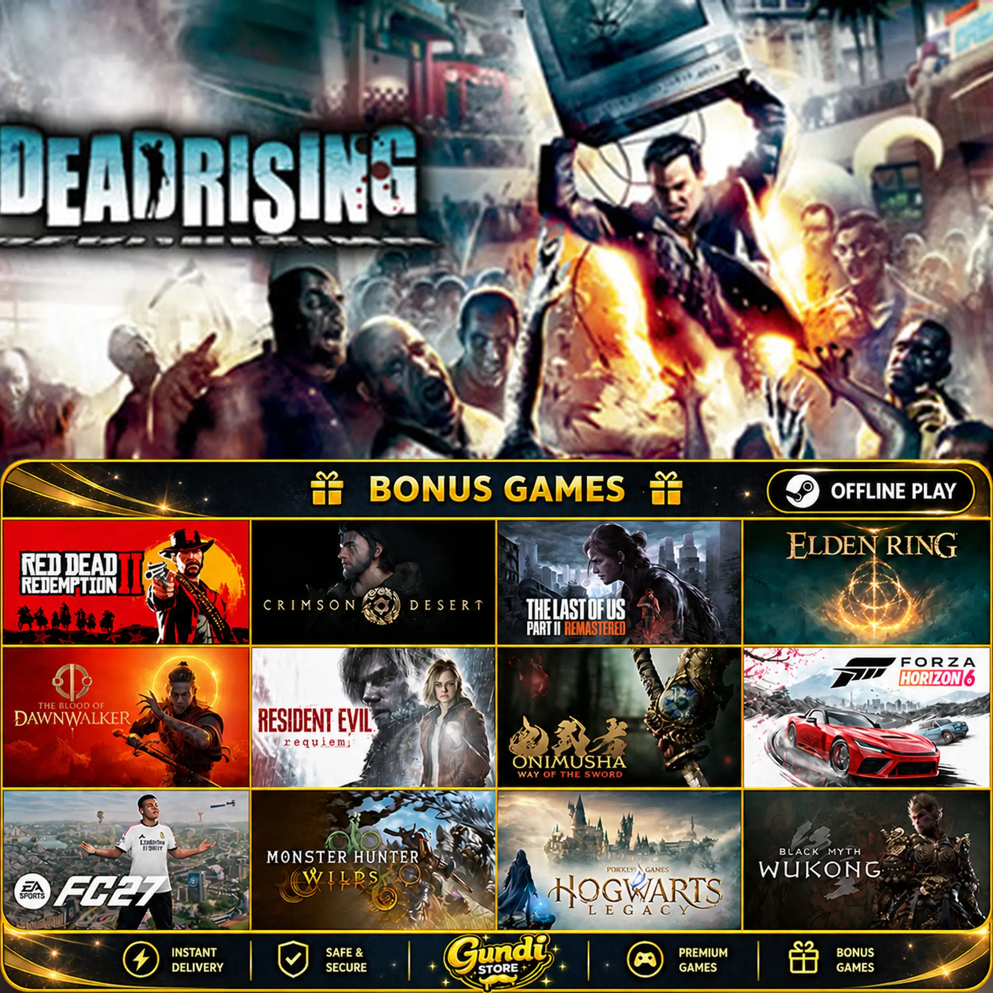 [AUTO CODE] - Dead Rising + BONUS GAME