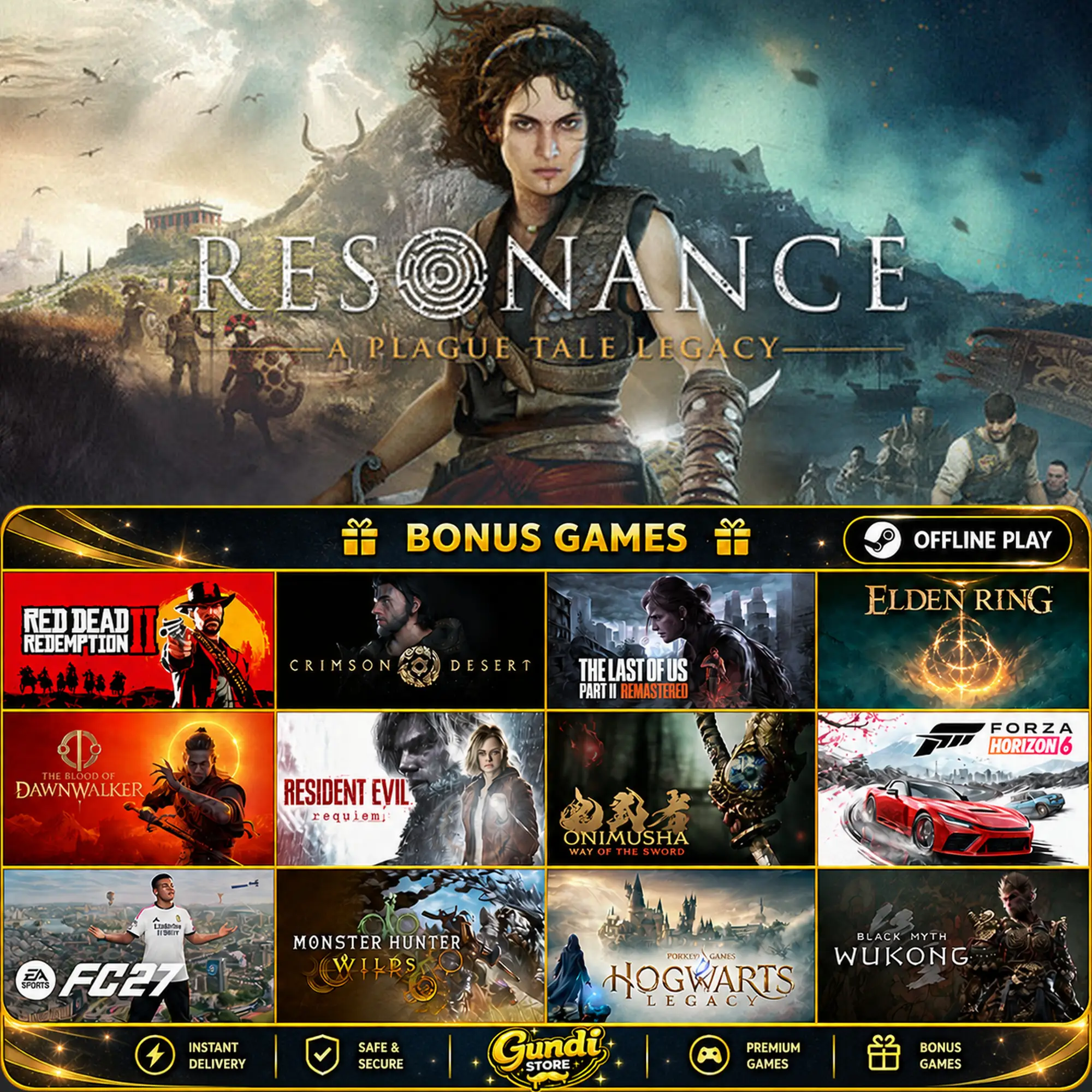 [AUTO CODE] - Resonance_ A Plague Tale Legacy + BONUS GAME