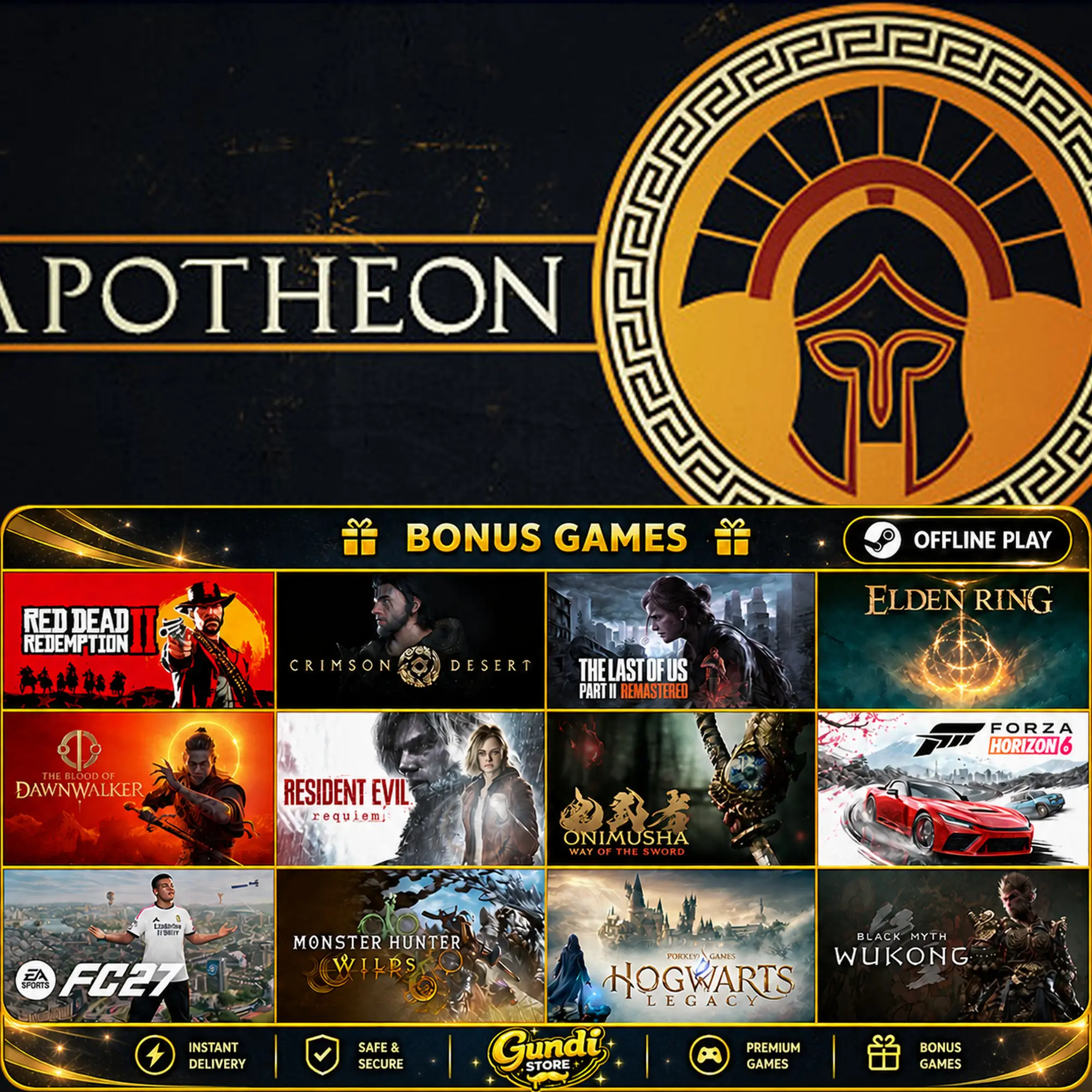 [AUTO CODE] - Apotheon + BONUS GAME