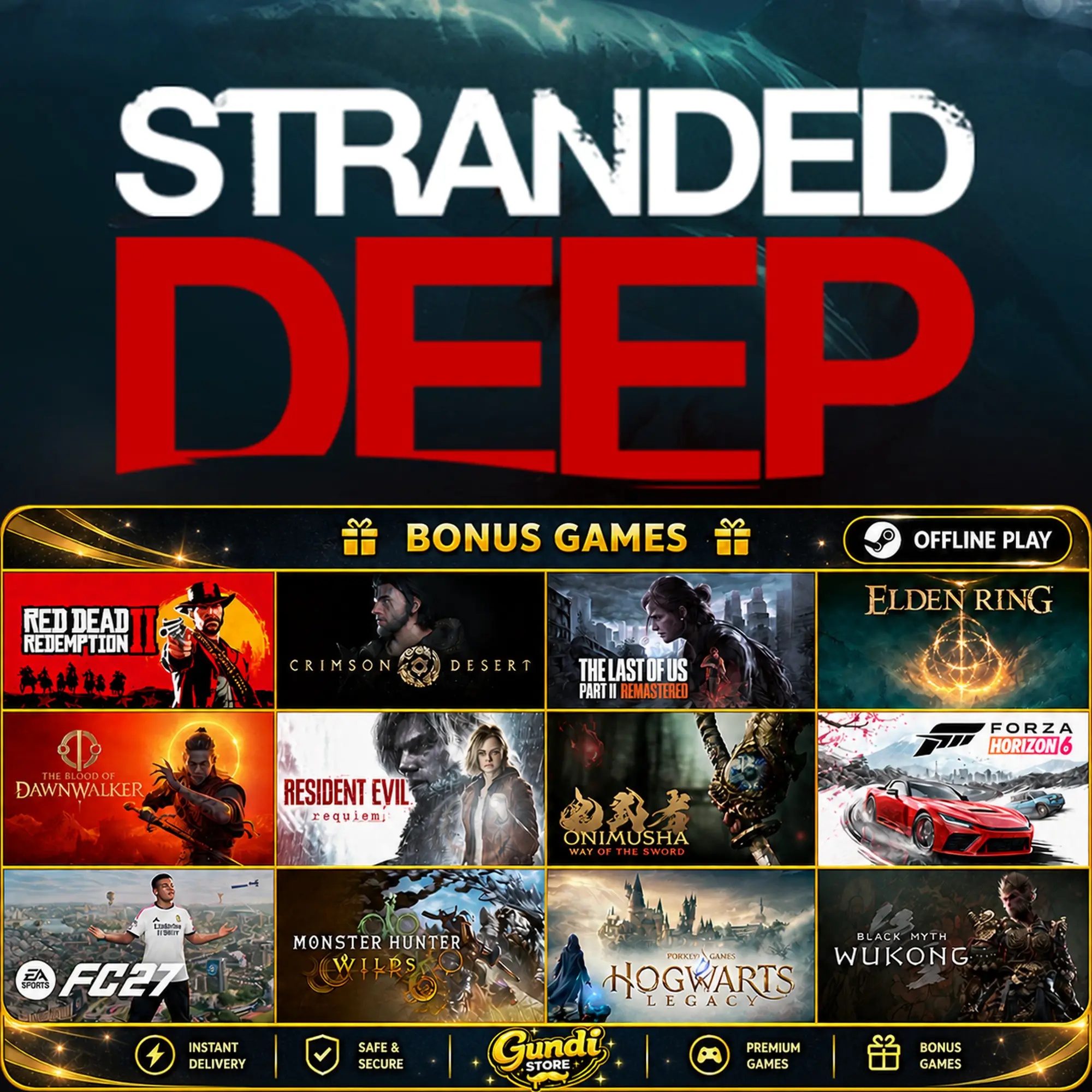 [AUTO CODE] - Stranded Deep + BONUS GAME