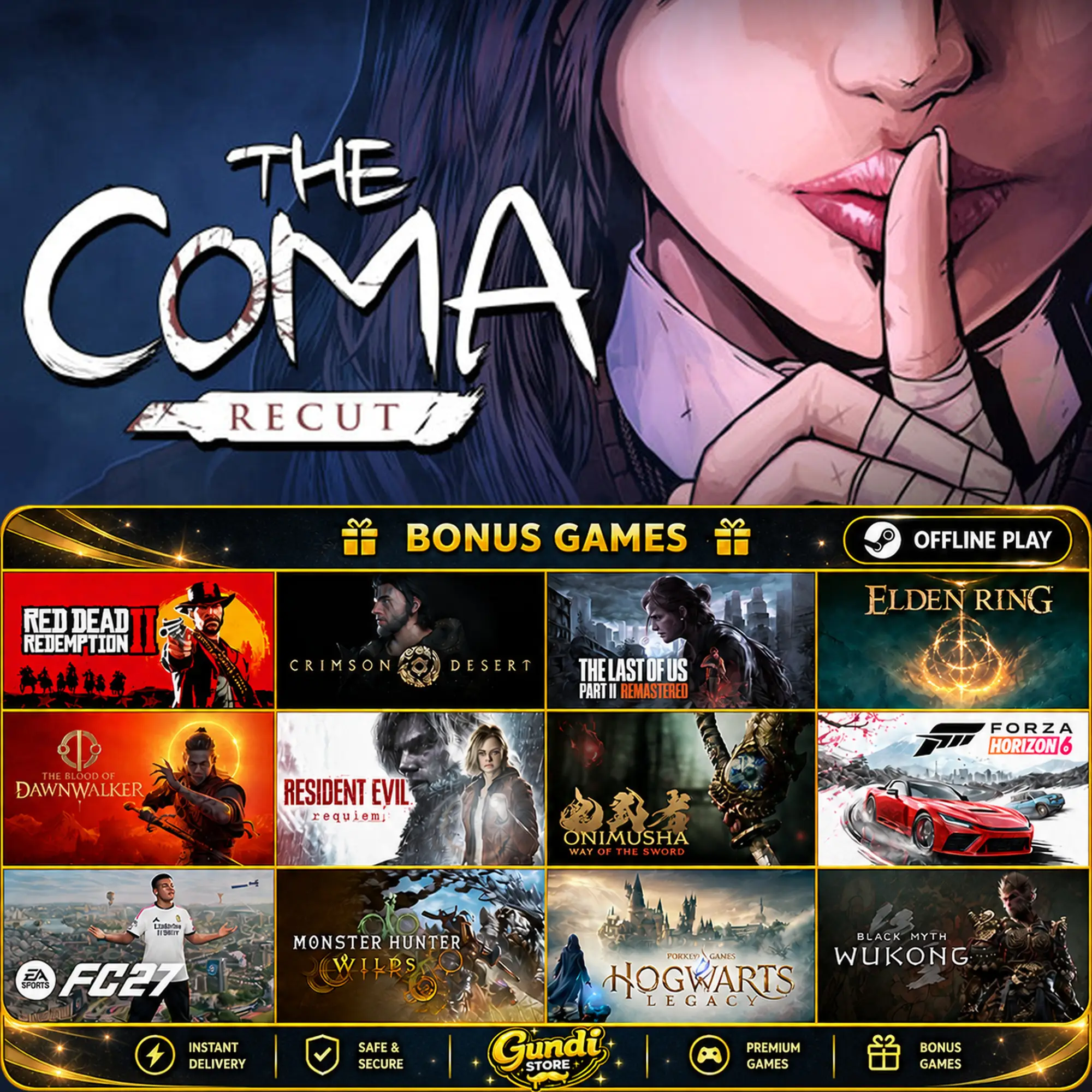 [AUTO CODE] - The Coma_ Recut + BONUS GAME