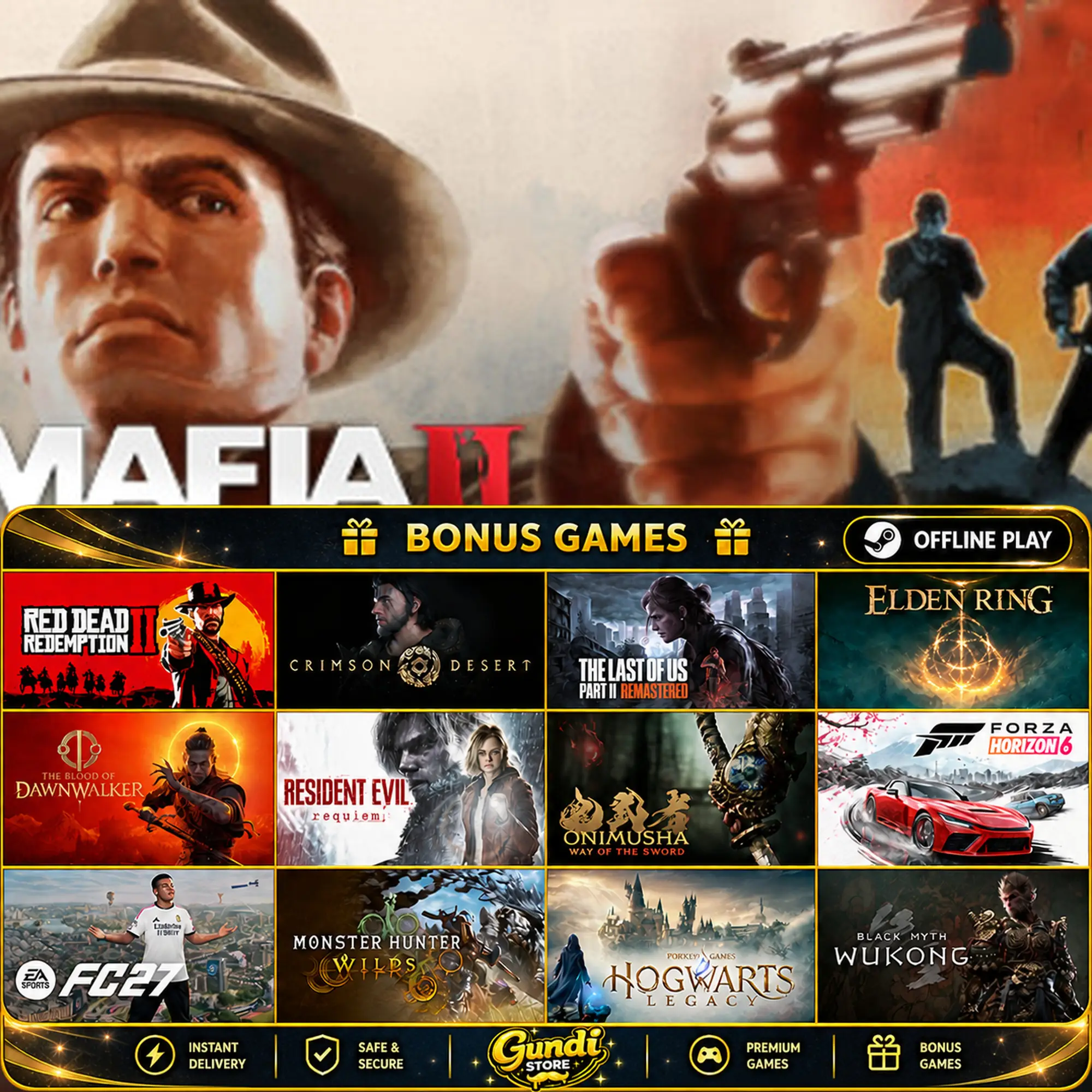 [AUTO CODE] - Mafia II_ Definitive Edition + BONUS GAME