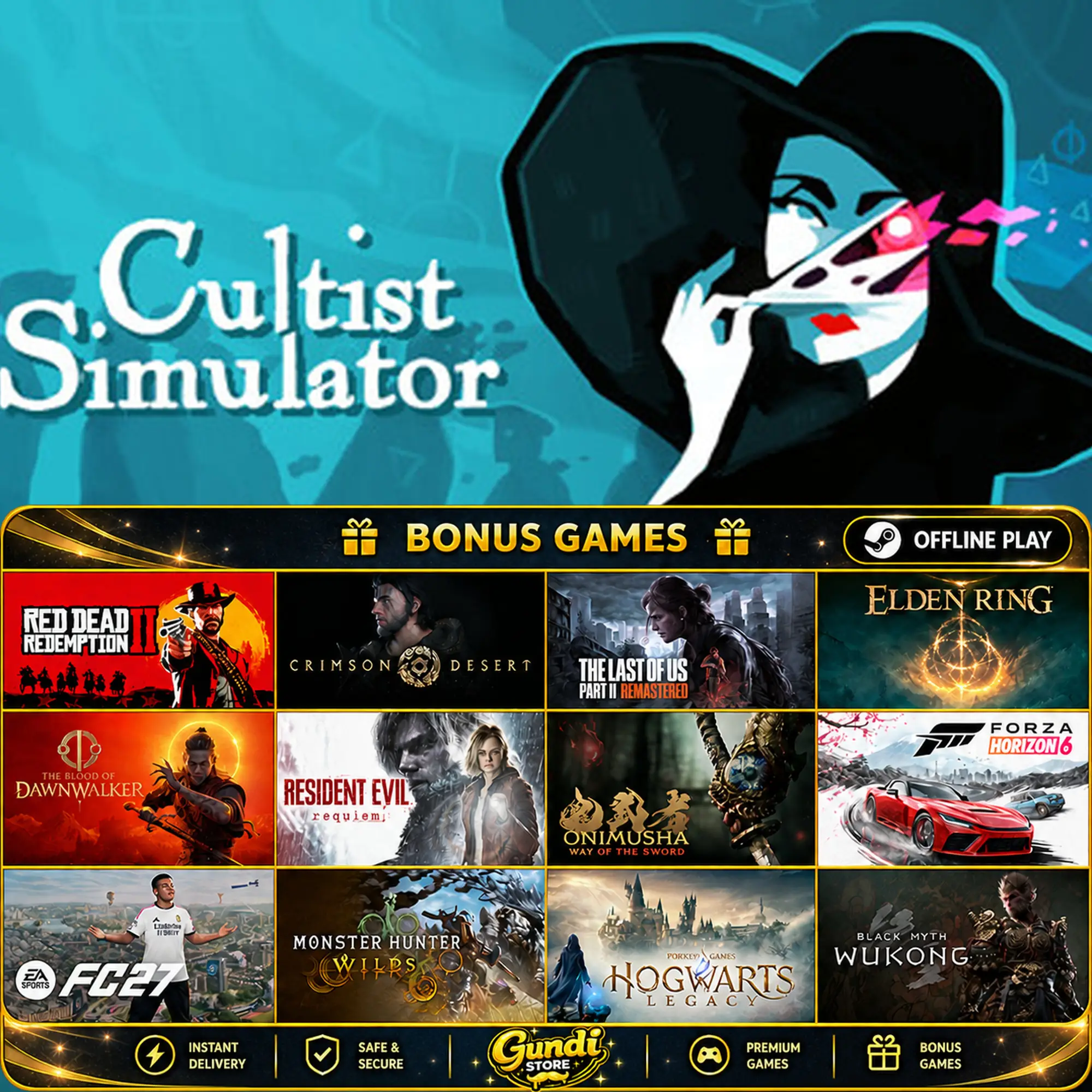 [AUTO CODE] - Cultist Simulator + BONUS GAME