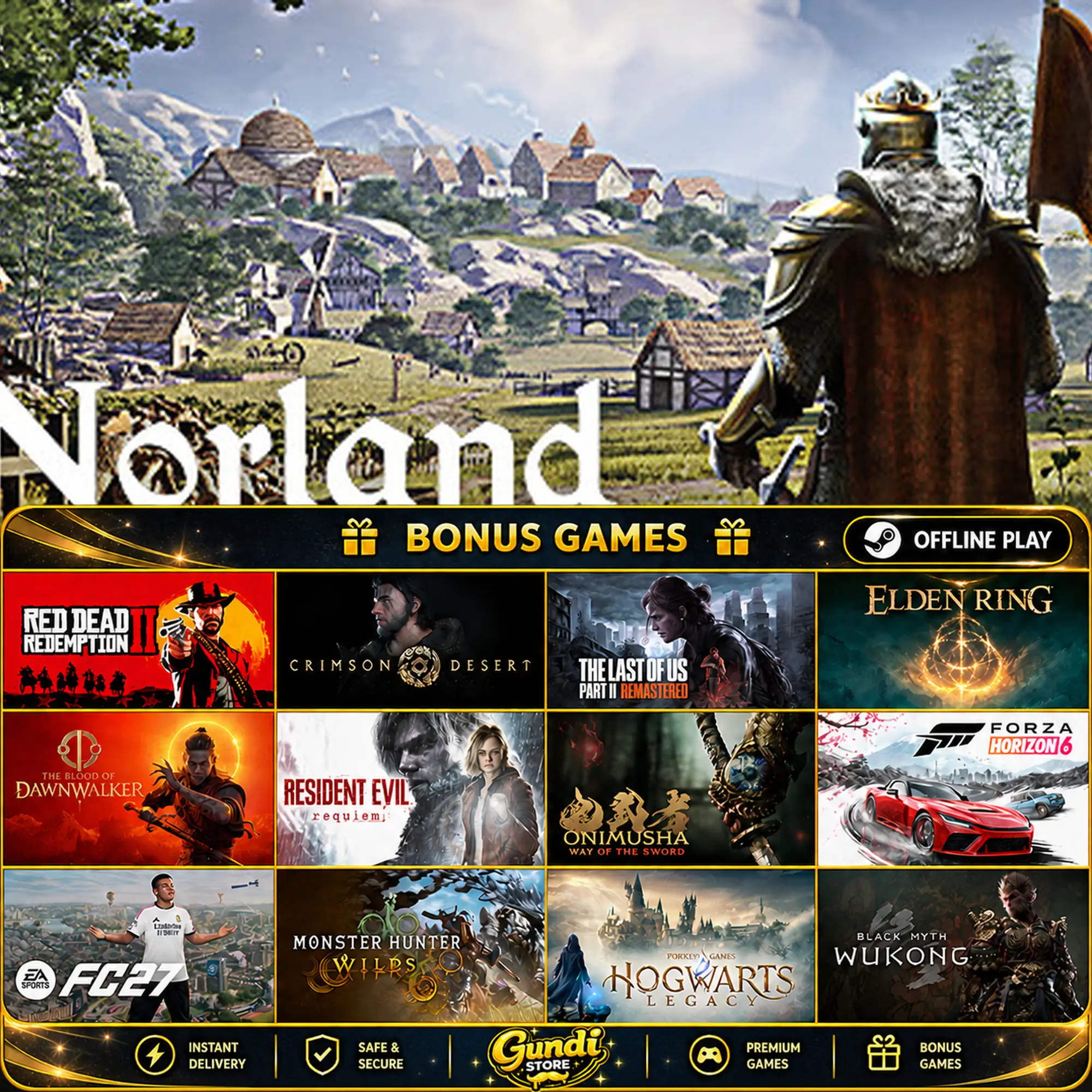 [AUTO CODE] - Norland + BONUS GAME