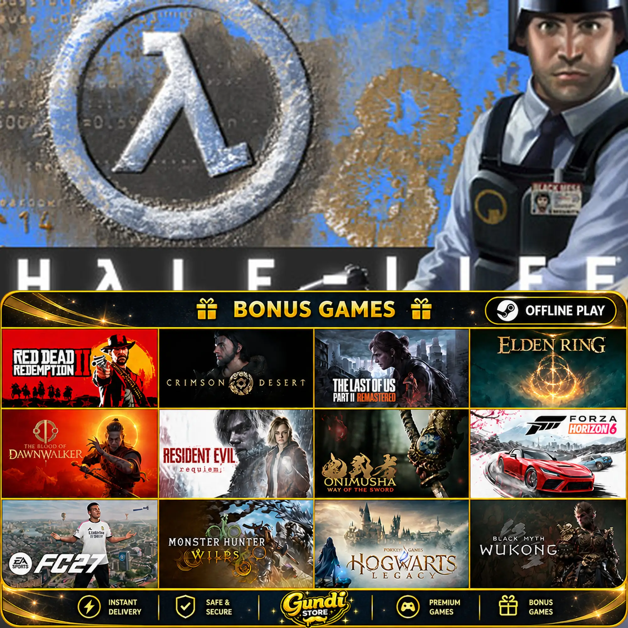 [AUTO CODE] - Half-Life_ Blue Shift + BONUS GAME