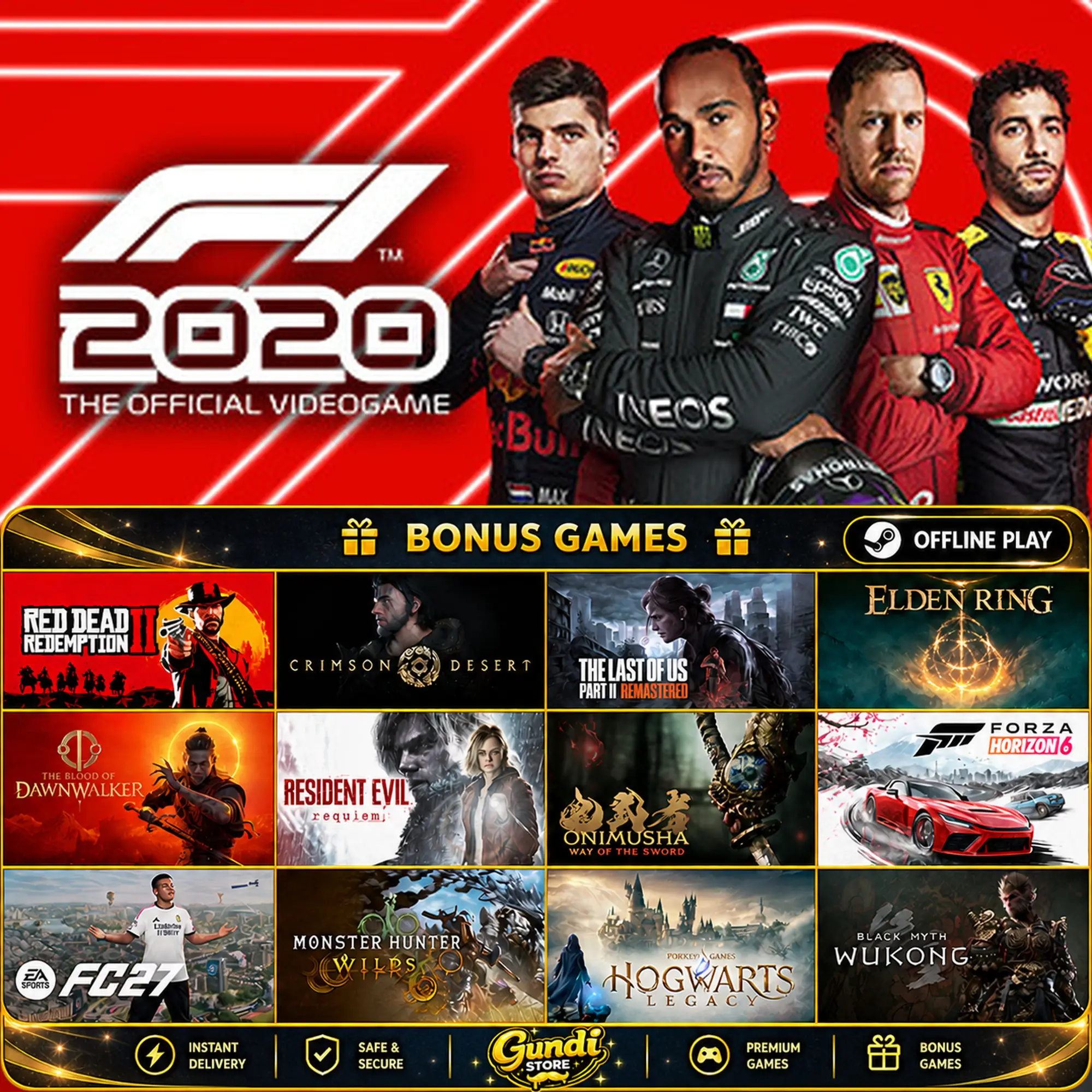 [AUTO CODE] - F1 2020 + BONUS GAME