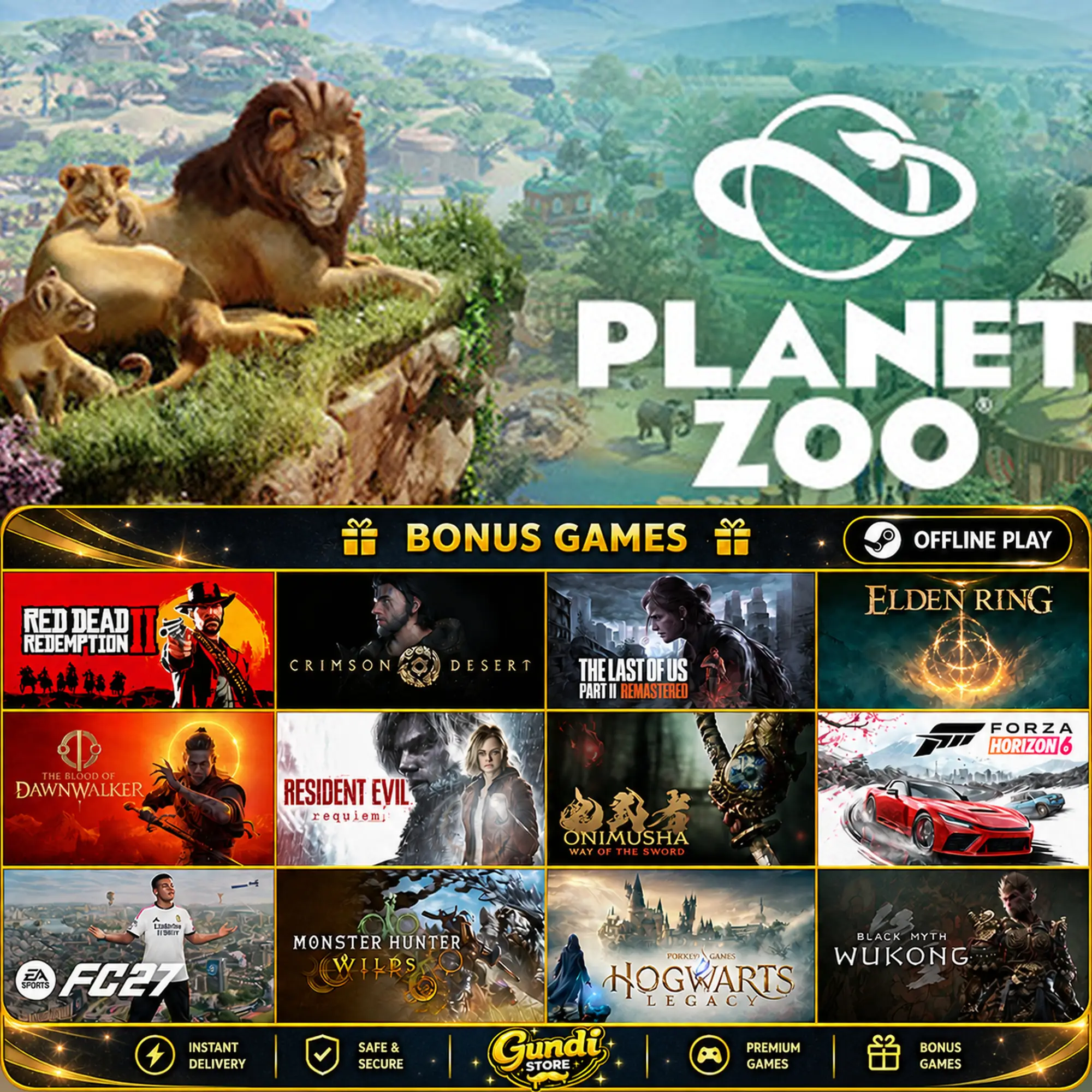 [AUTO CODE] - Planet Zoo + BONUS GAME