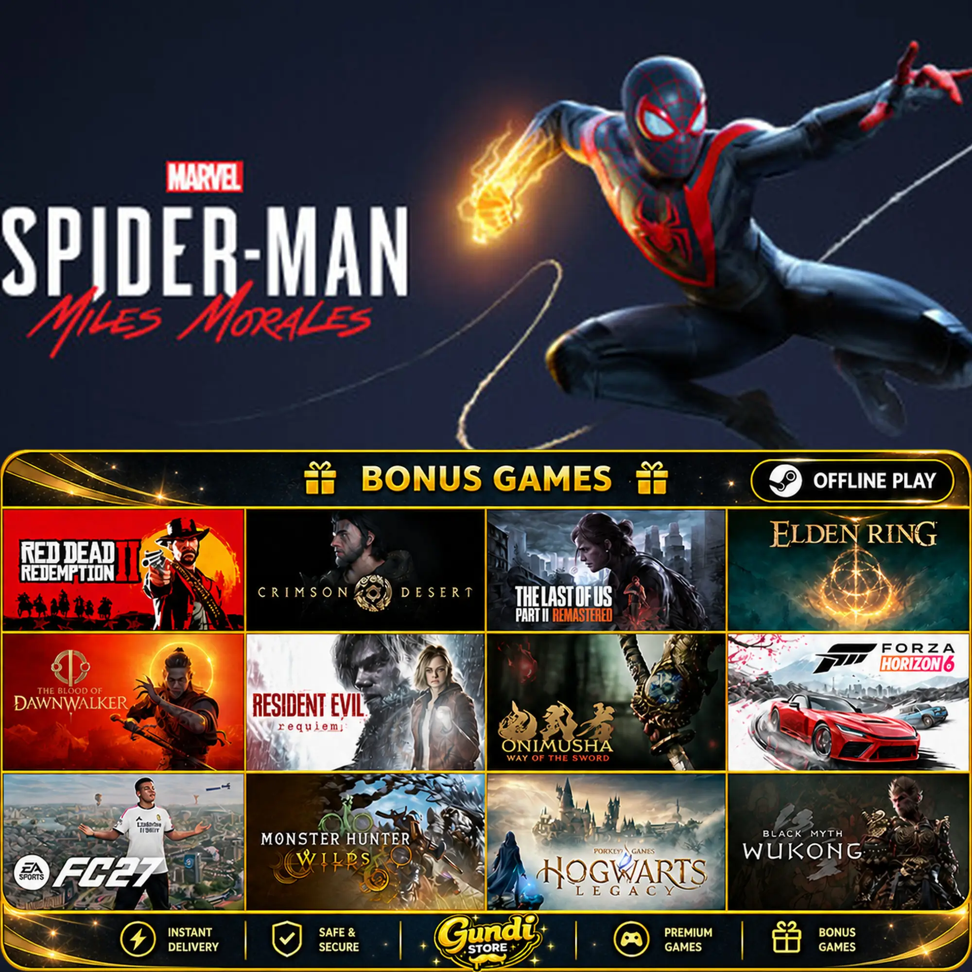 [AUTO CODE] - Marvel’s Spider-Man_ Miles Morales + BONUS GAME