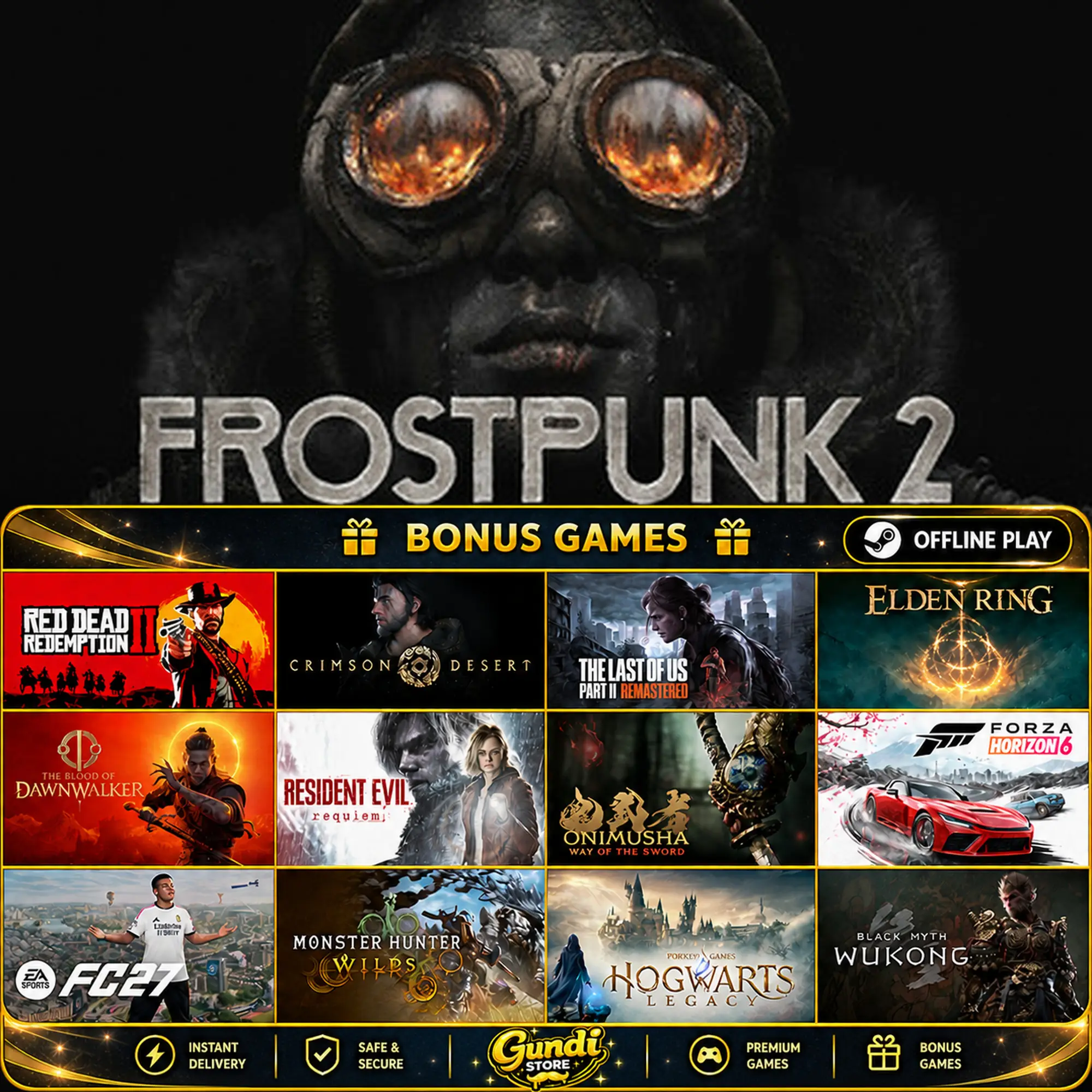 [AUTO CODE] - Frostpunk 2 + BONUS GAME