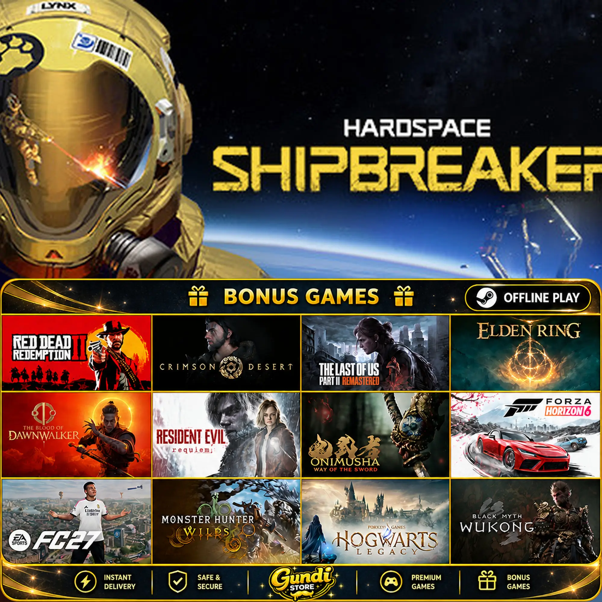 [AUTO CODE] - Hardspace_ Shipbreaker + BONUS GAME