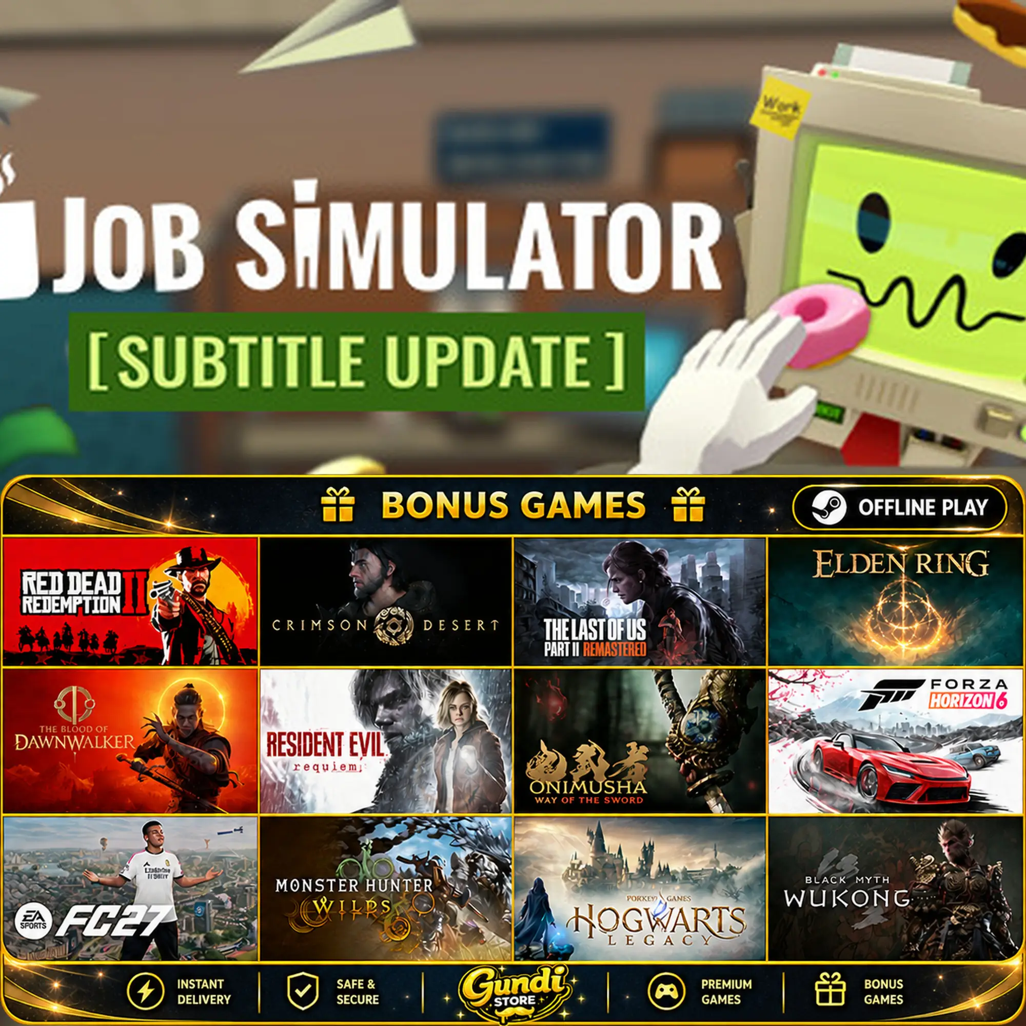 [AUTO CODE] - Job Simulator + BONUS GAME