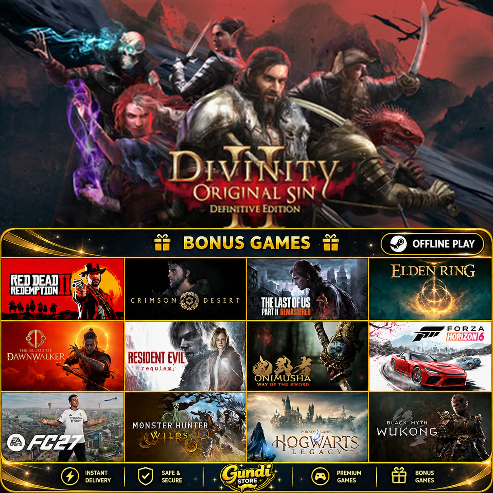 [AUTO CODE] - Divinity_ Original Sin 2 + BONUS GAME