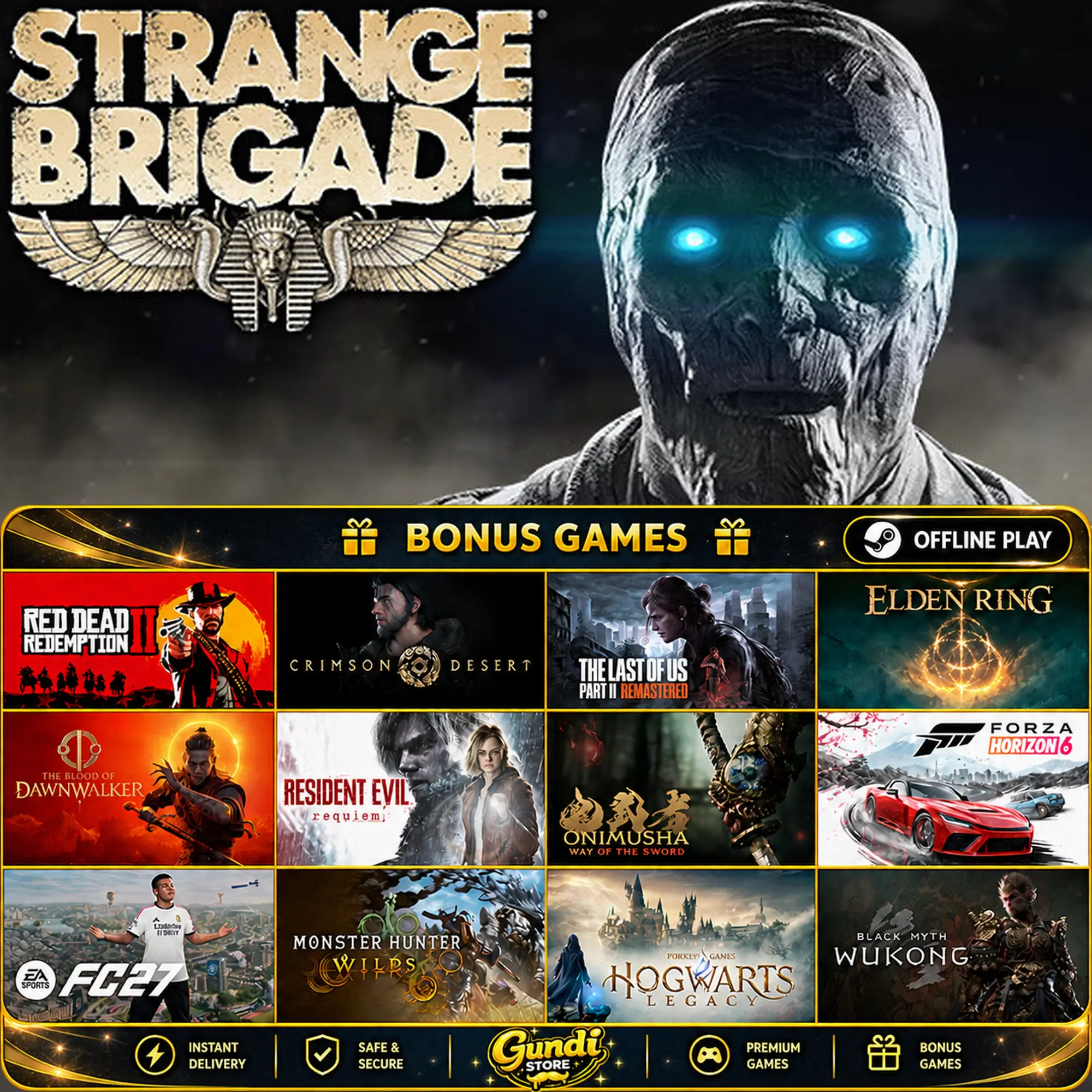 [AUTO CODE] - Strange Brigade + BONUS GAME