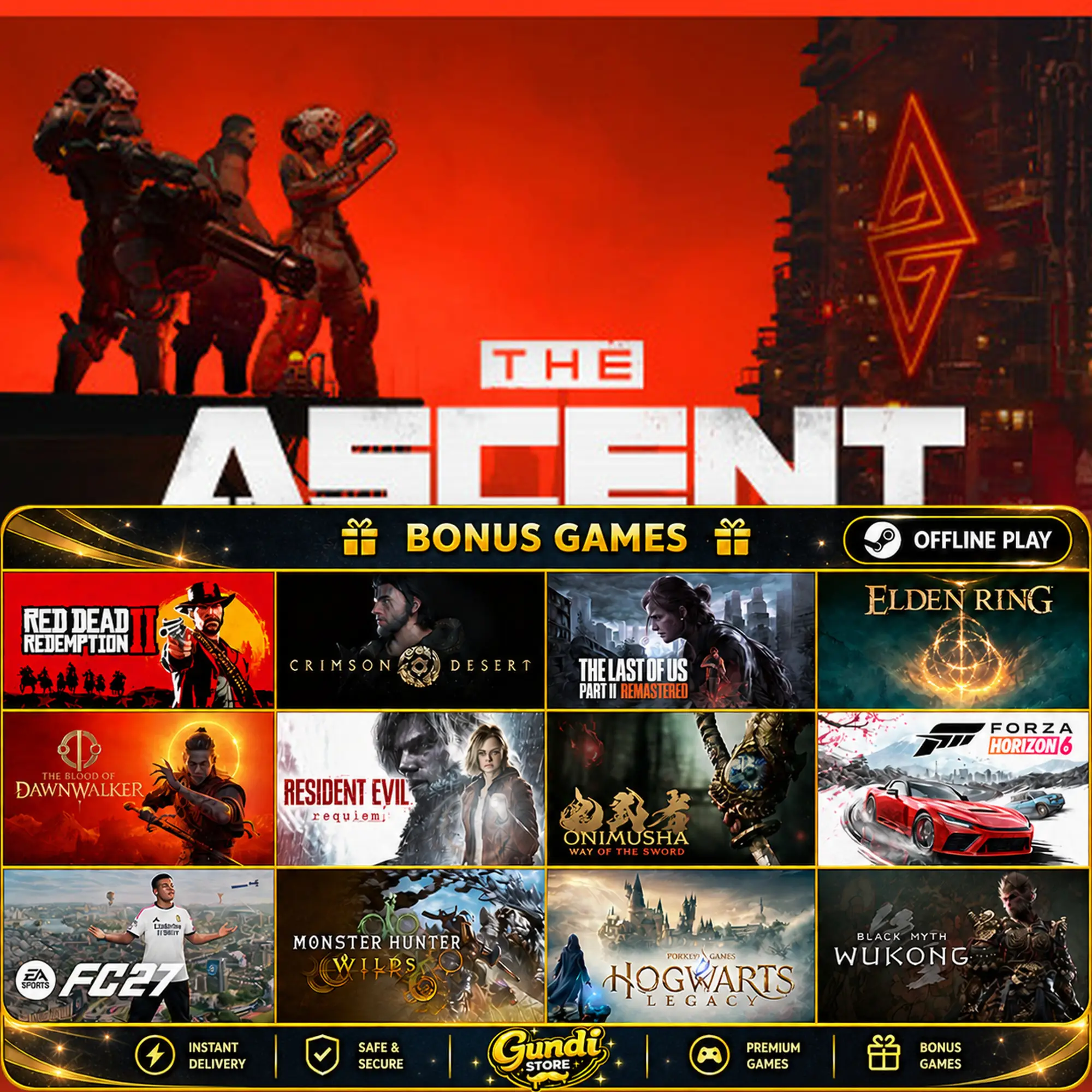 [AUTO CODE] - The Ascent + BONUS GAME