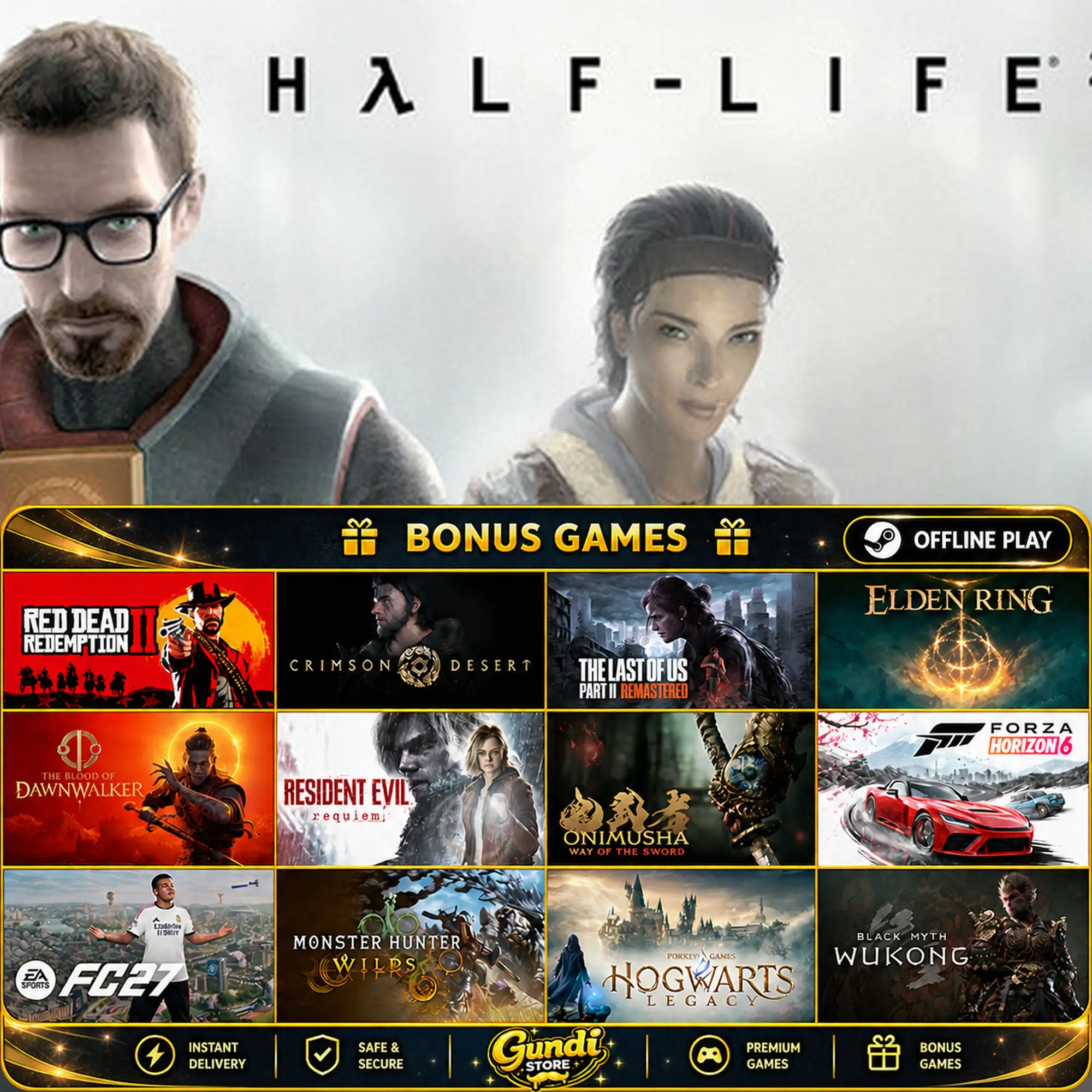 [AUTO CODE] - Half-Life 2 + BONUS GAME