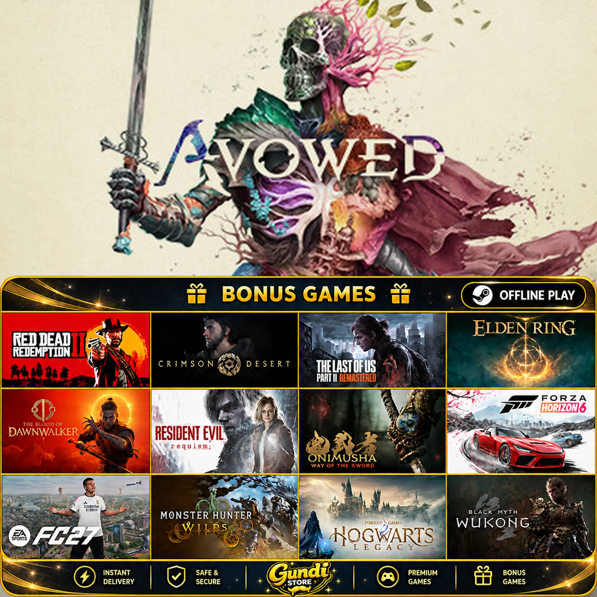 [AUTO CODE] - Avowed + BONUS GAME