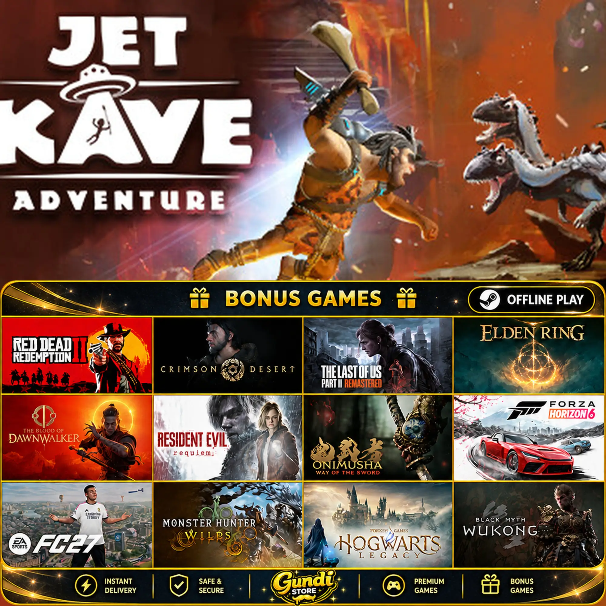 [AUTO CODE] - Jet Kave Adventure + BONUS GAME