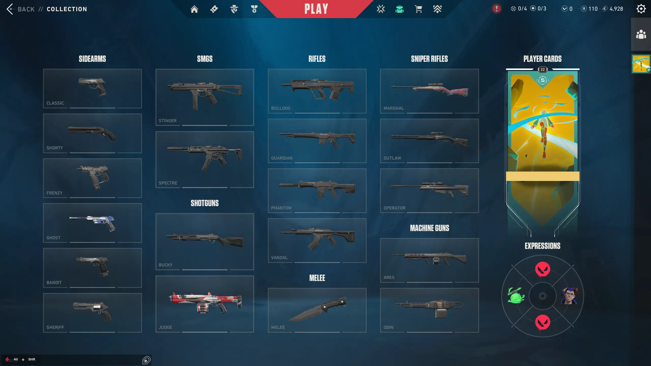 Plat Last rank  - 7 Agents, 3 Skins