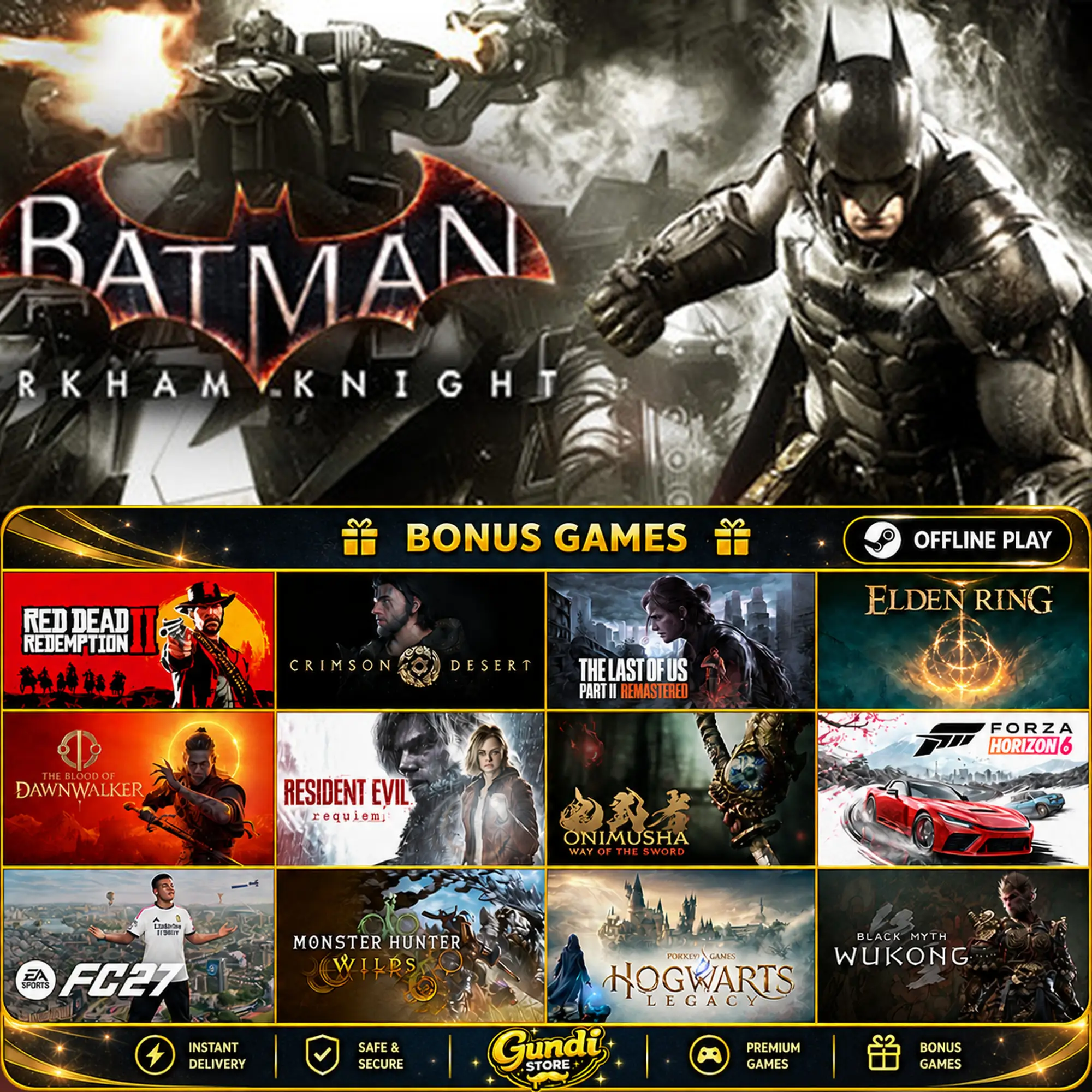 [AUTO CODE] - Batman™_ Arkham Knight + BONUS GAME