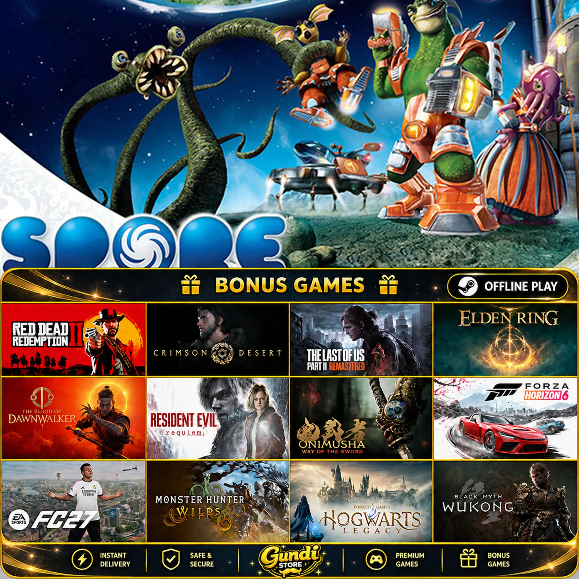 [AUTO CODE] - Spore_ Galactic Adventures + BONUS GAME