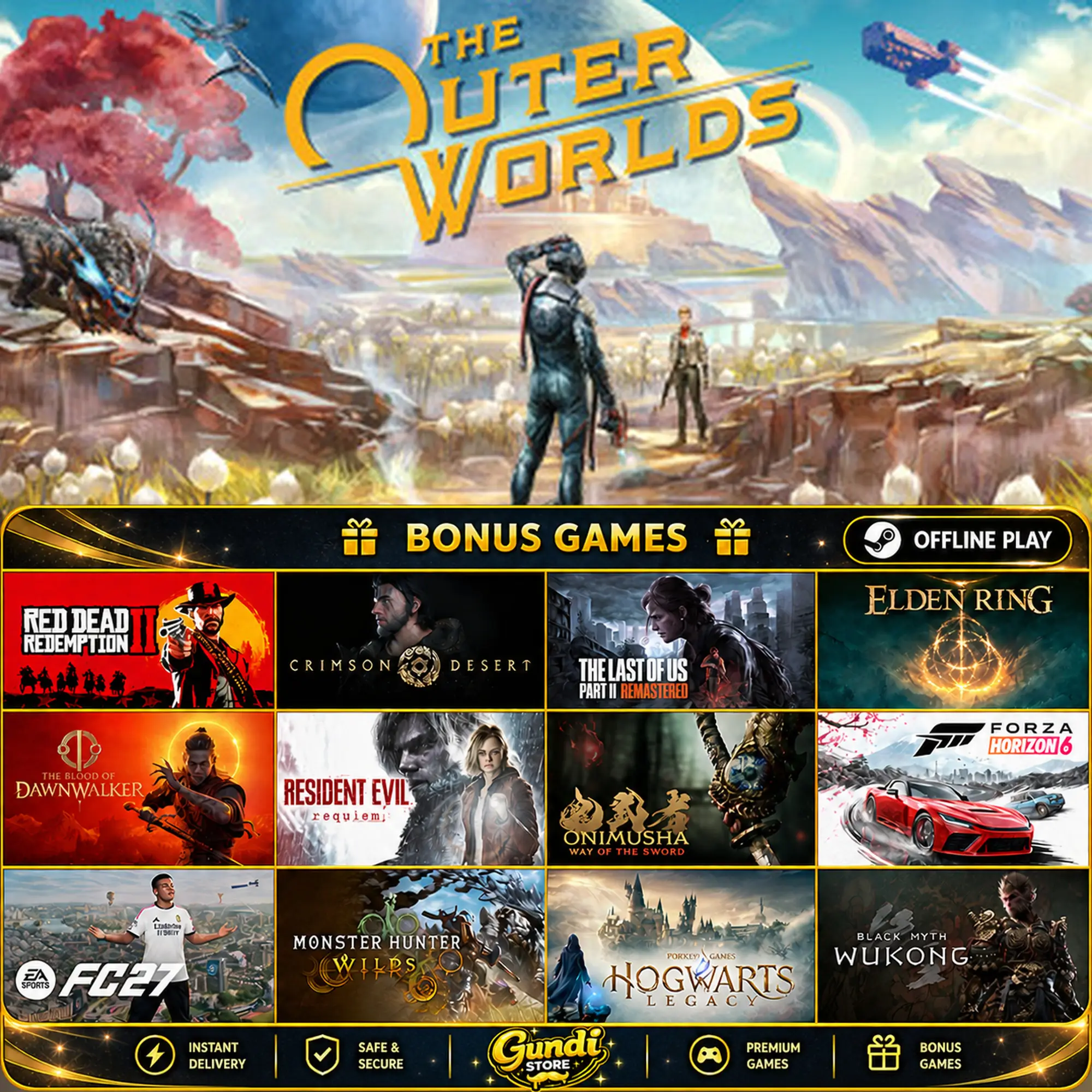 [AUTO CODE] - The Outer Worlds + BONUS GAME