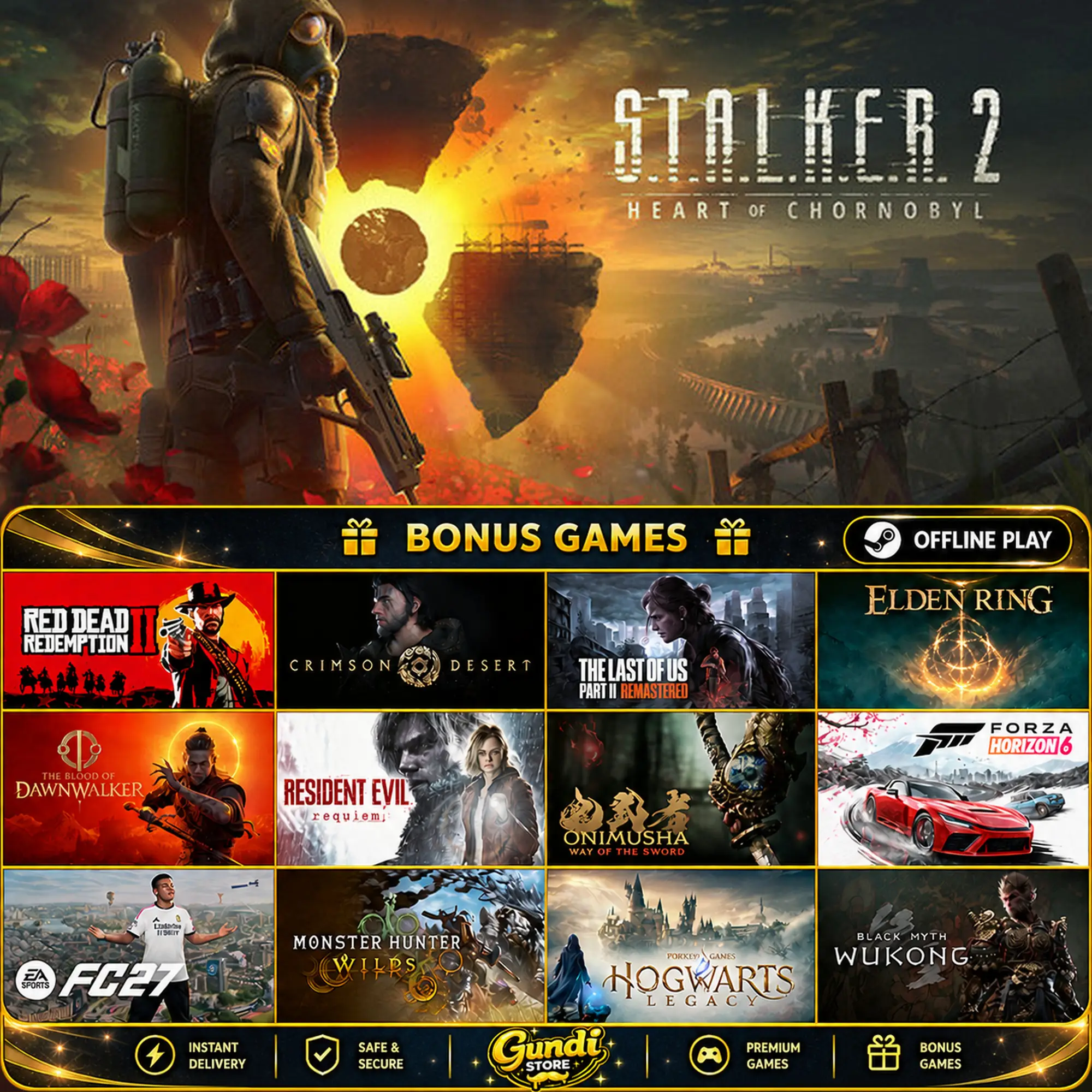 [AUTO CODE] - S.T.A.L.K.E.R. 2_ Heart of Chornobyl + BONUS GAME