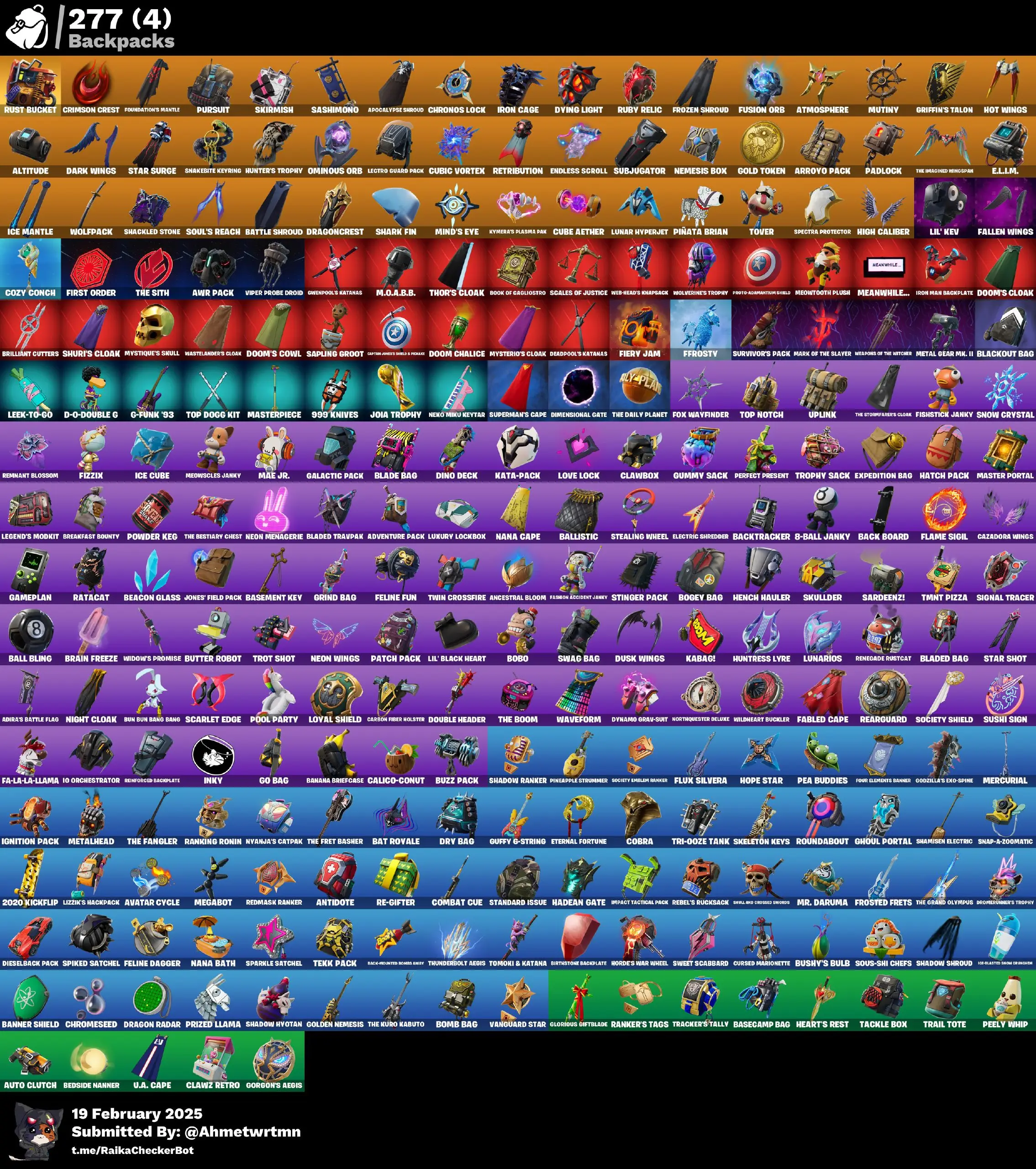 Fortnite FORTNITE 256 SKIN FULL ACCESS ACCOUNT