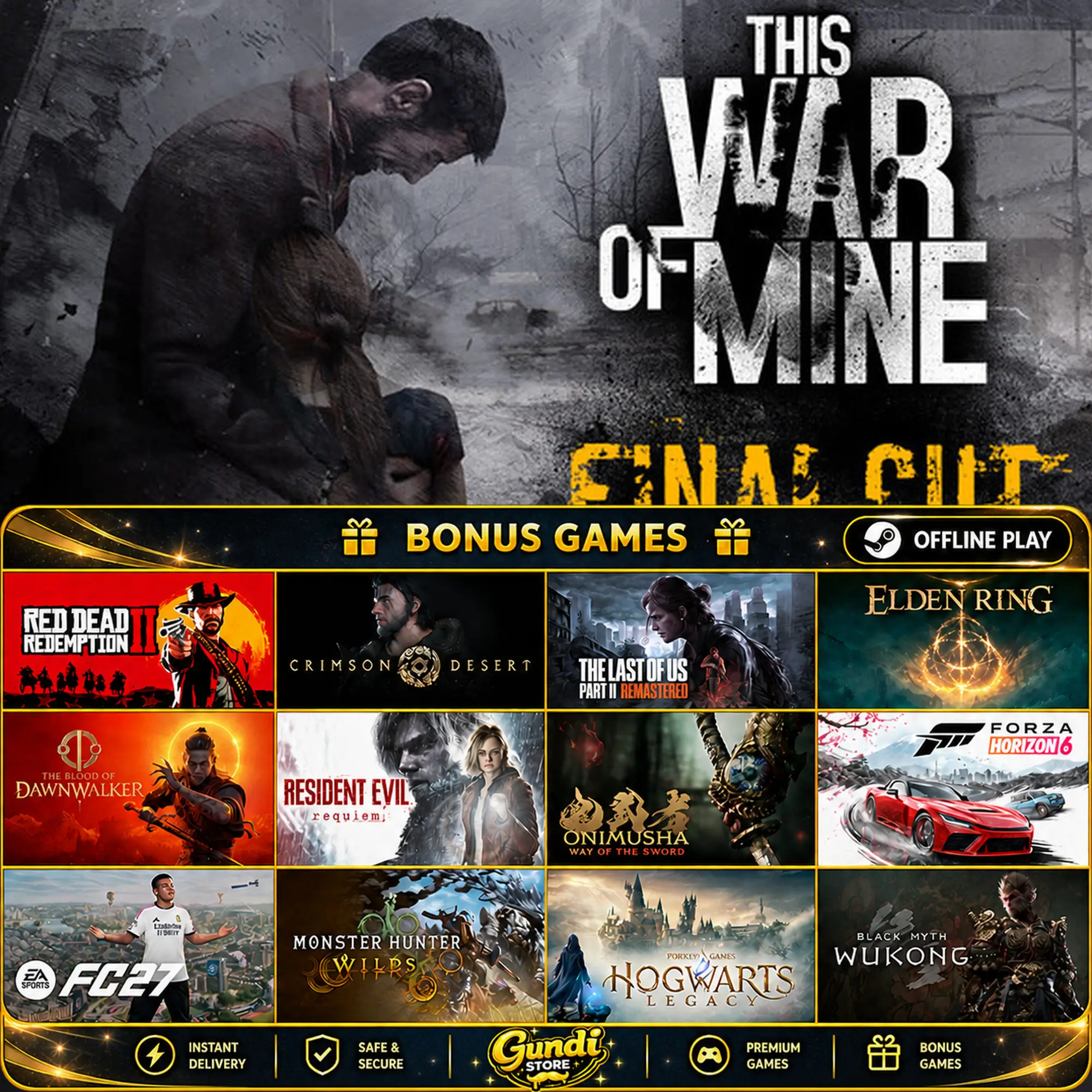 [AUTO CODE] - This War of Mine + BONUS GAME
