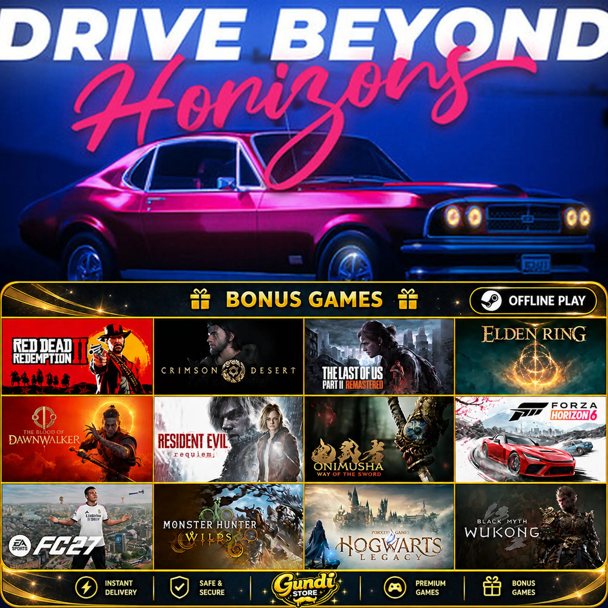 [AUTO CODE] - Drive Beyond Horizons + BONUS GAME
