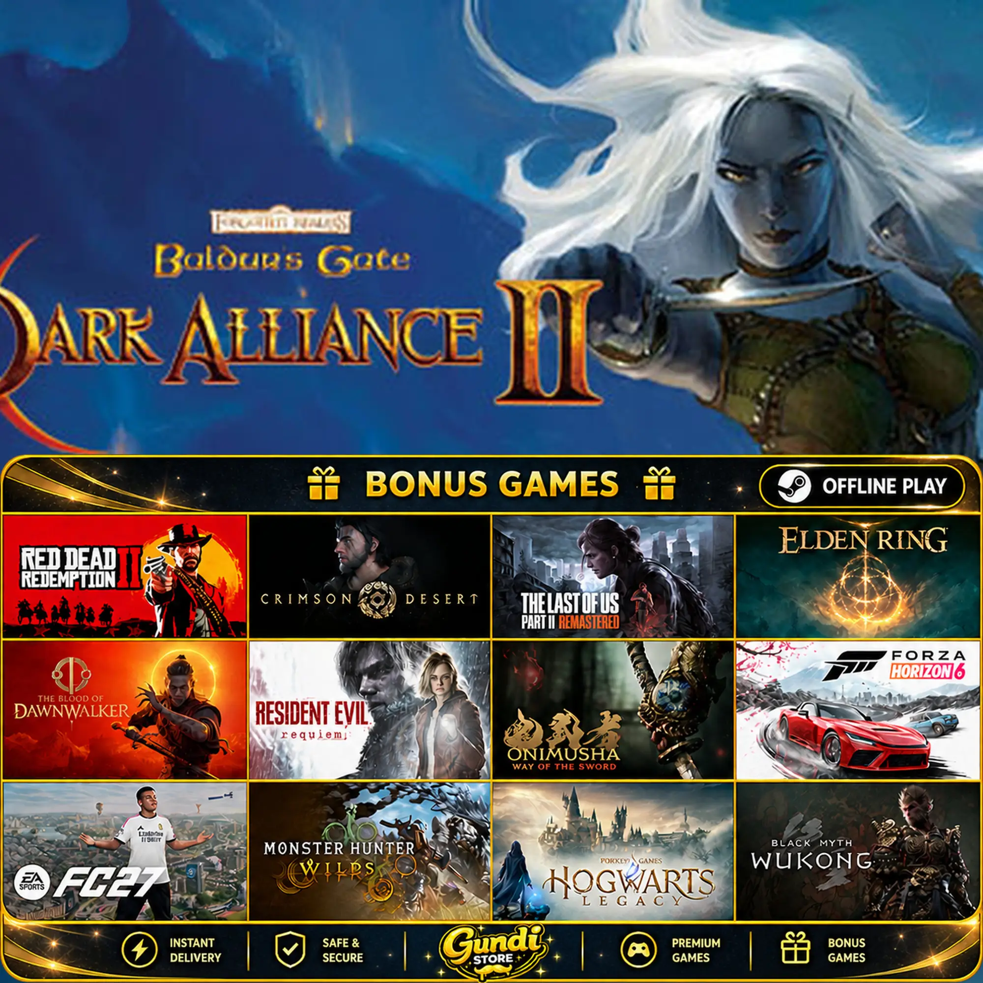 [AUTO CODE] - Baldur's Gate_ Dark Alliance II + BONUS GAME