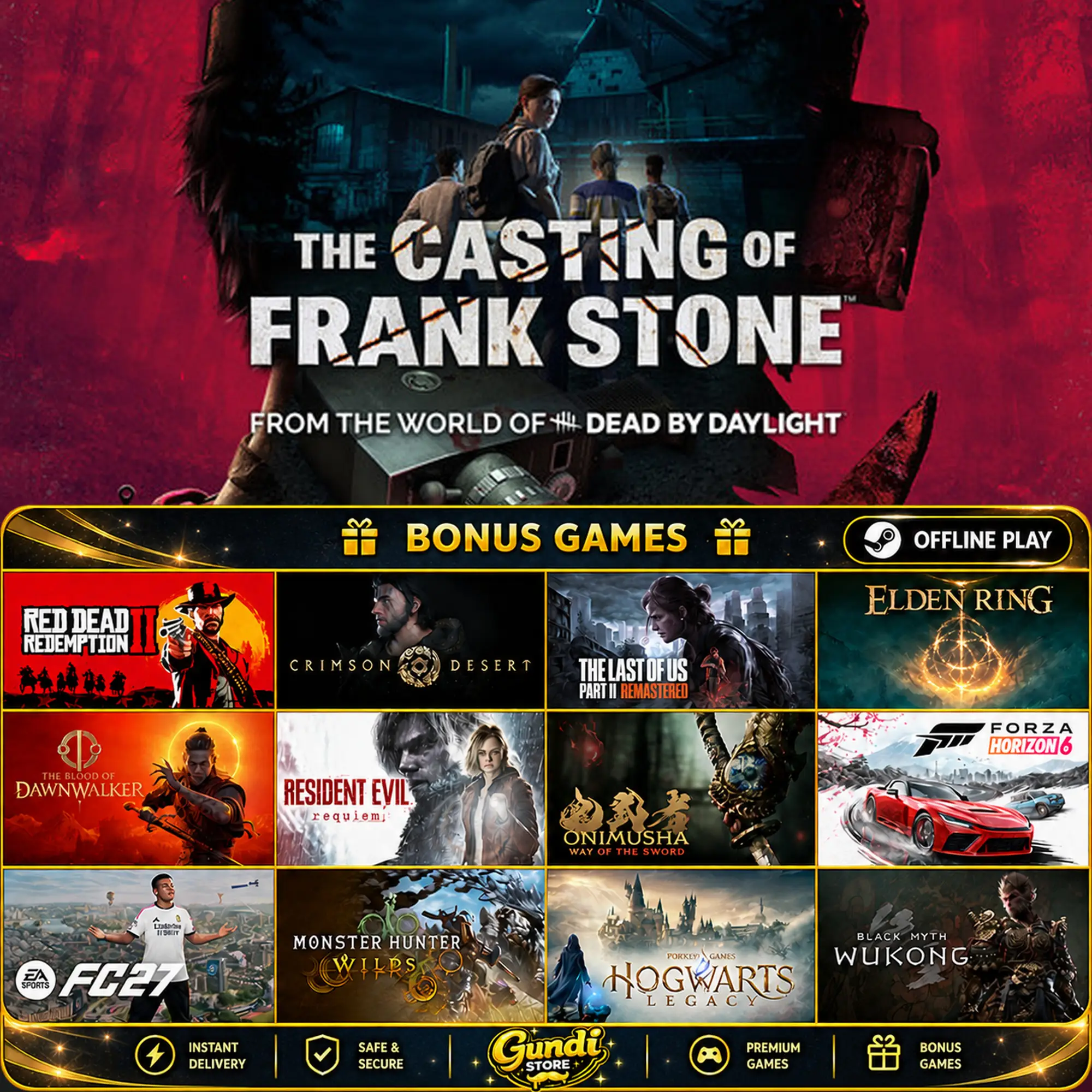 [AUTO CODE] - The Casting of Frank Stone™ + BONUS GAME