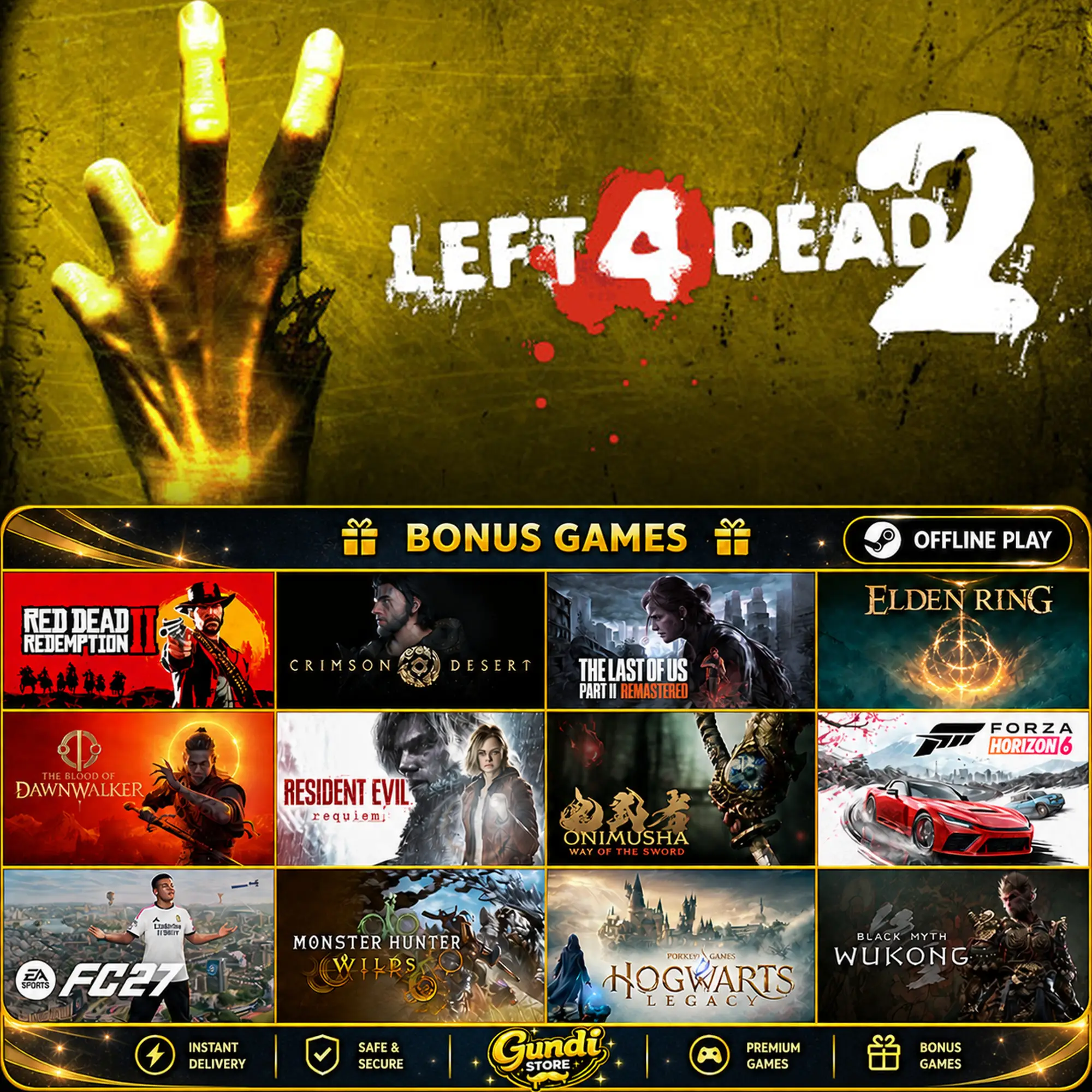[AUTO CODE] - Left 4 Dead 2 + BONUS GAME