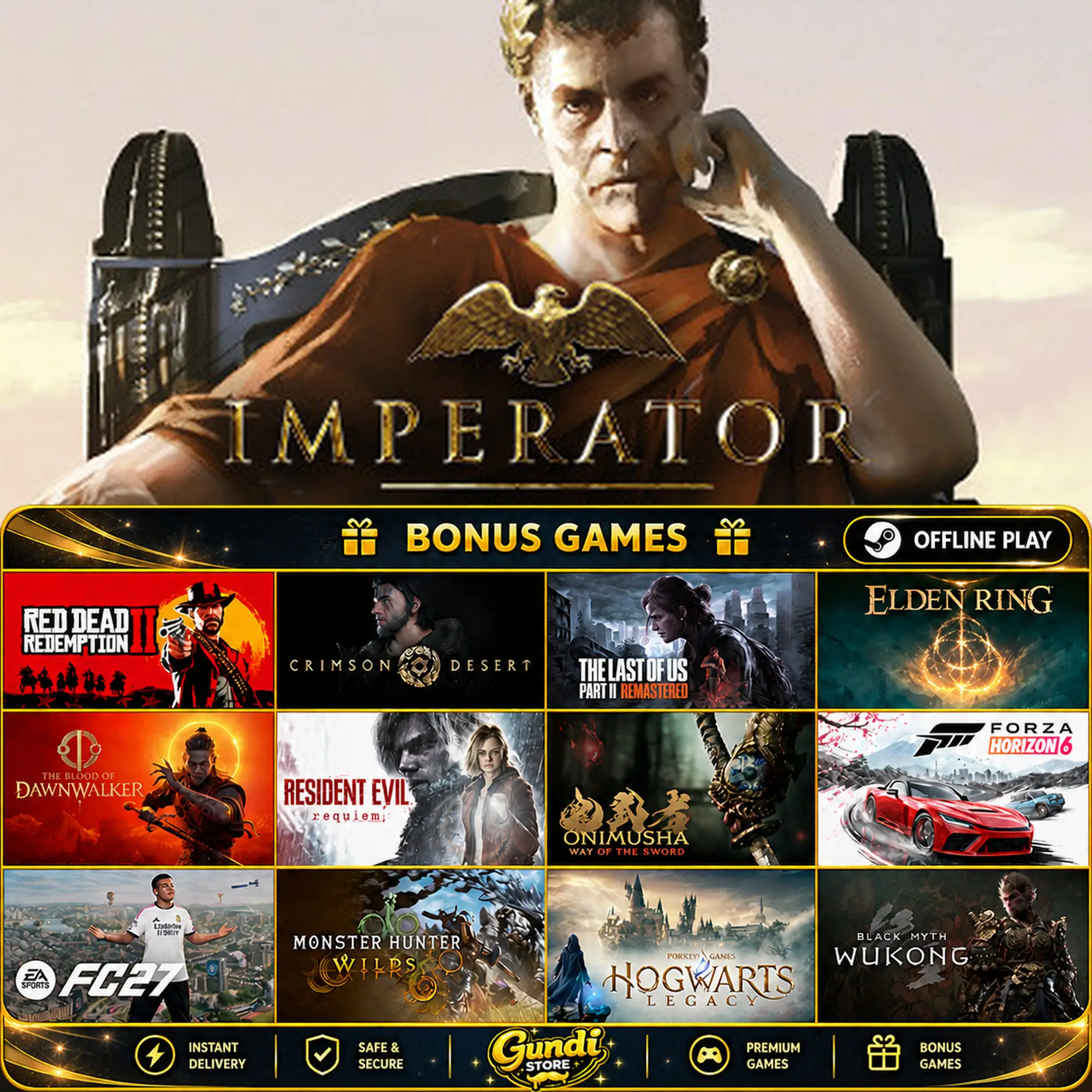 [AUTO CODE] - Imperator_ Rome + BONUS GAME