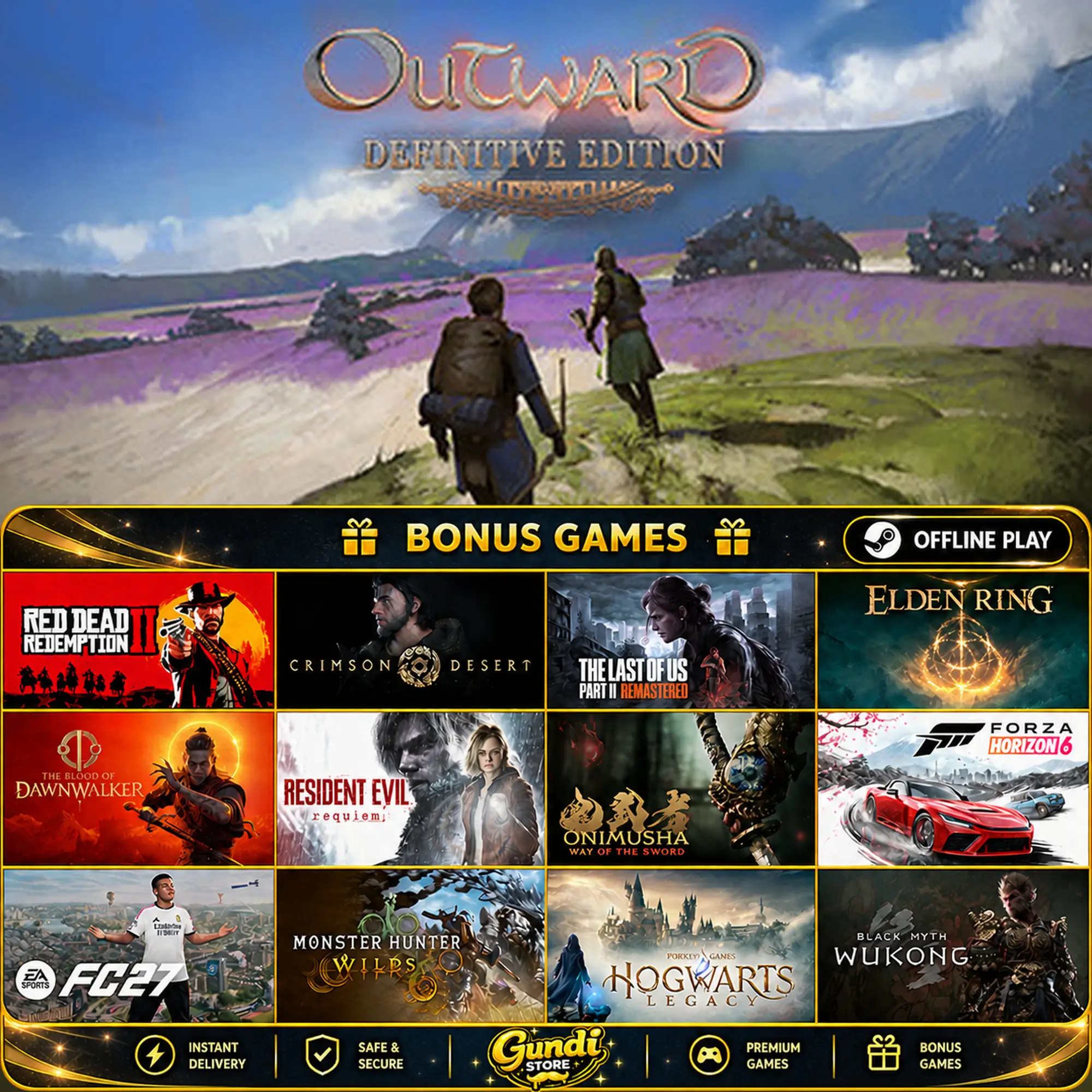 [AUTO CODE] - Outward + BONUS GAME