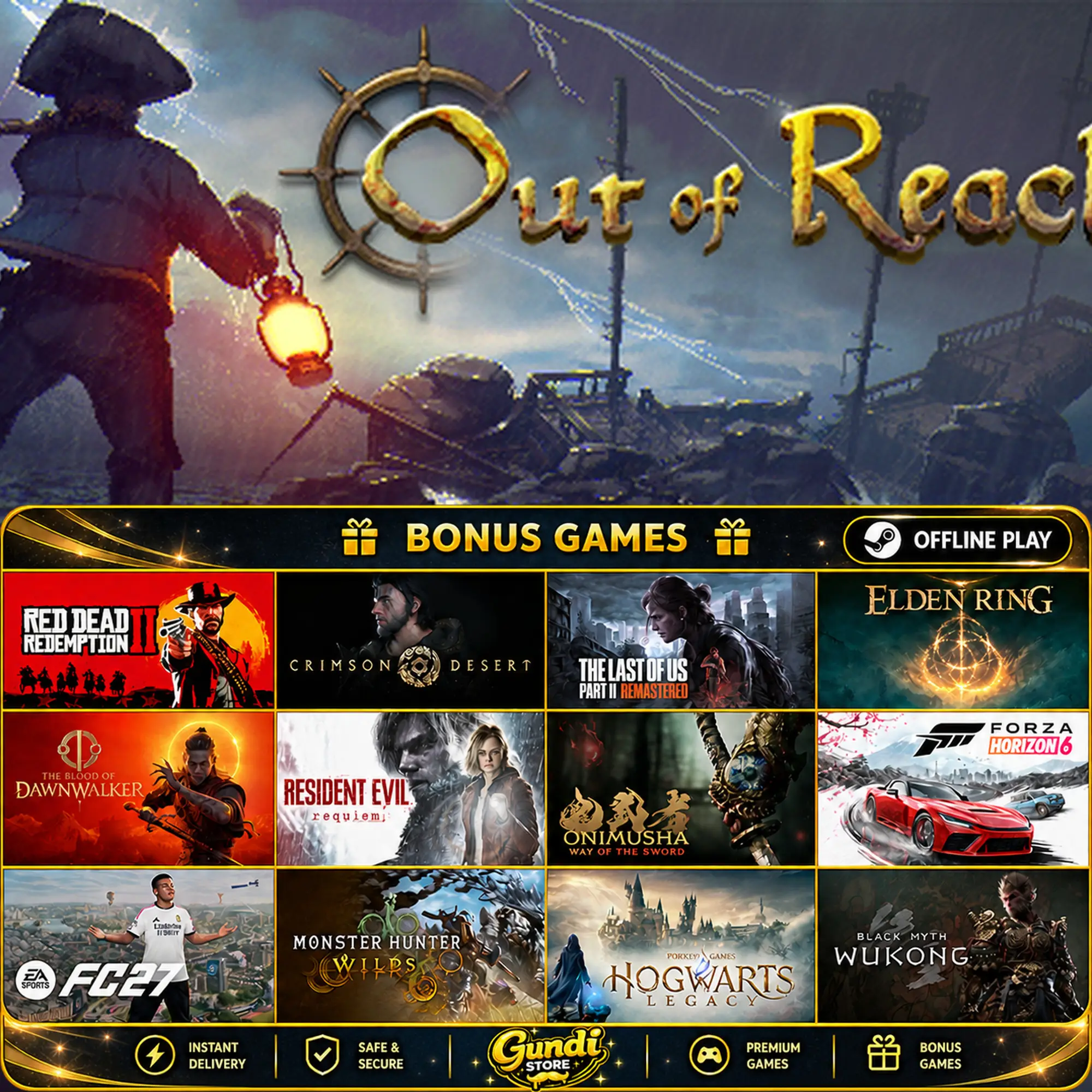 [AUTO CODE] - Out of Reach + BONUS GAME