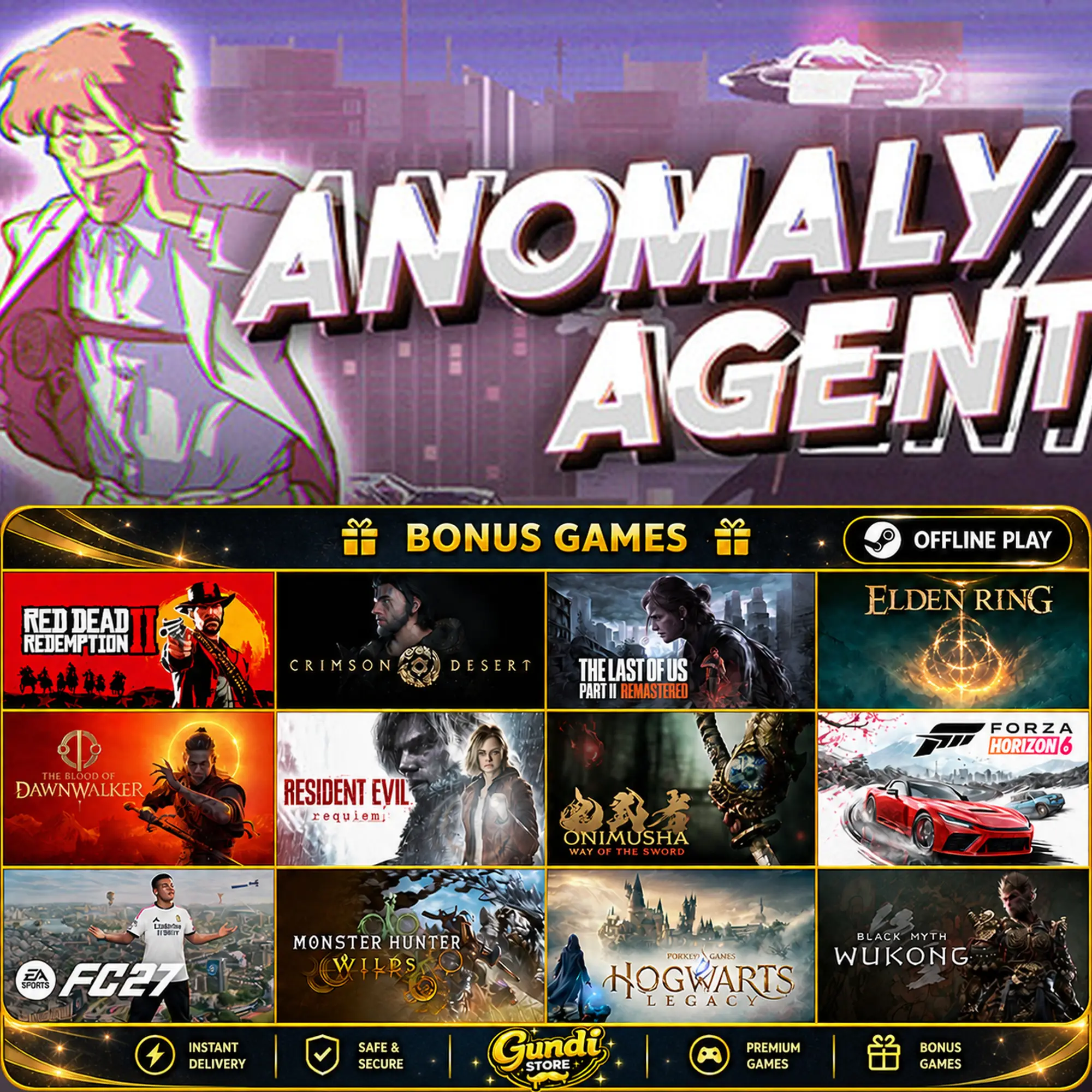 [AUTO CODE] - Anomaly Agent + BONUS GAME