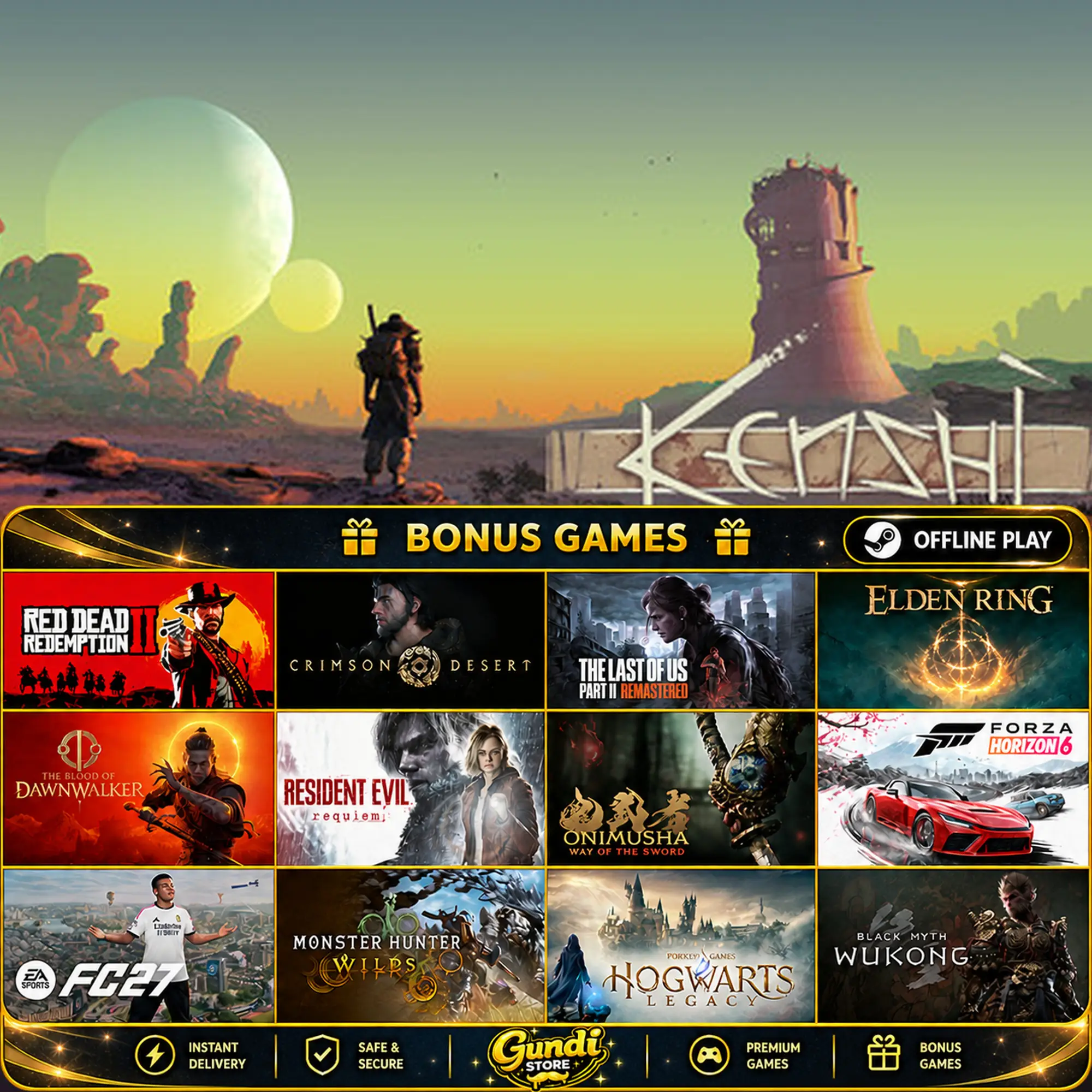 [AUTO CODE] - Kenshi + BONUS GAME