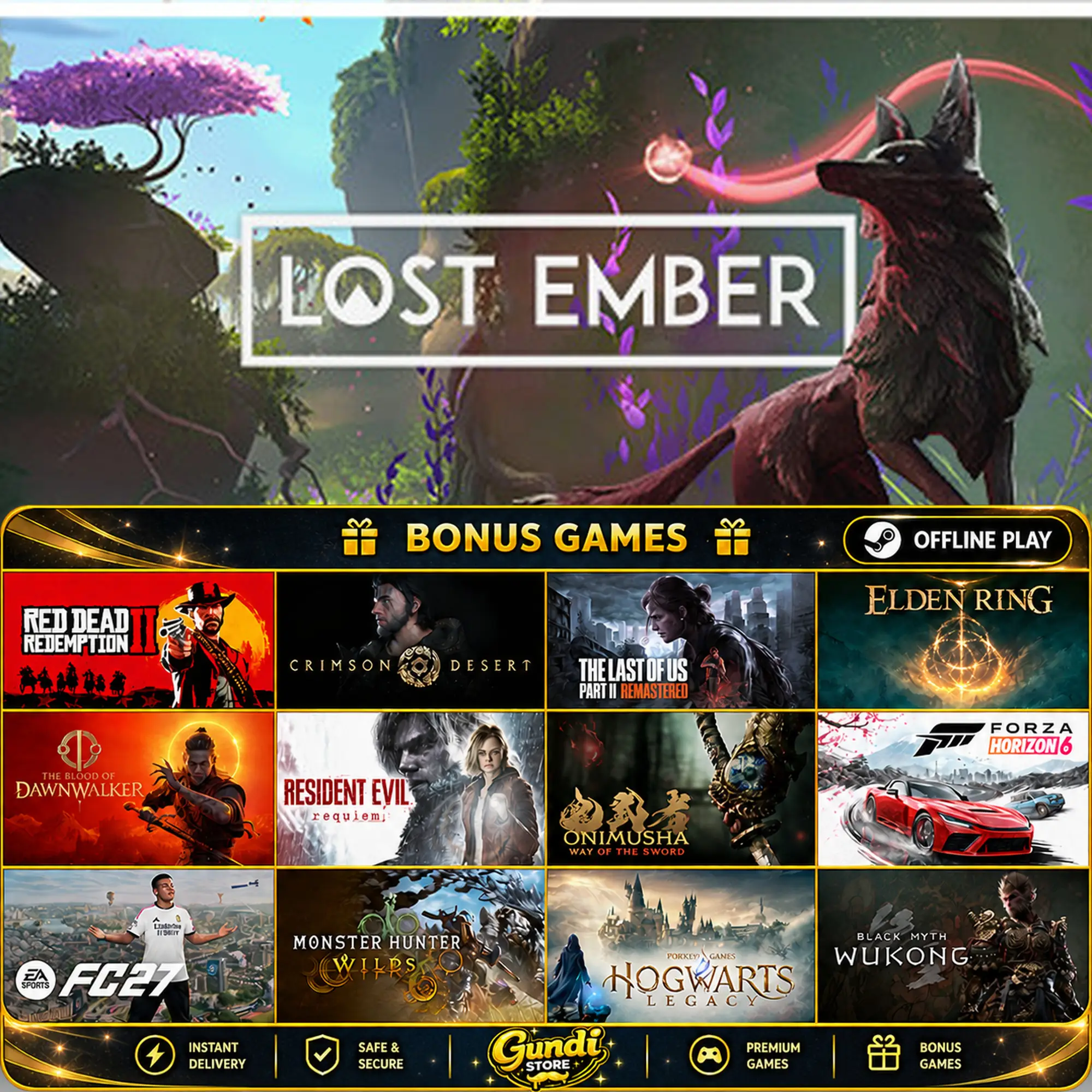 [AUTO CODE] - Lost Ember + BONUS GAME