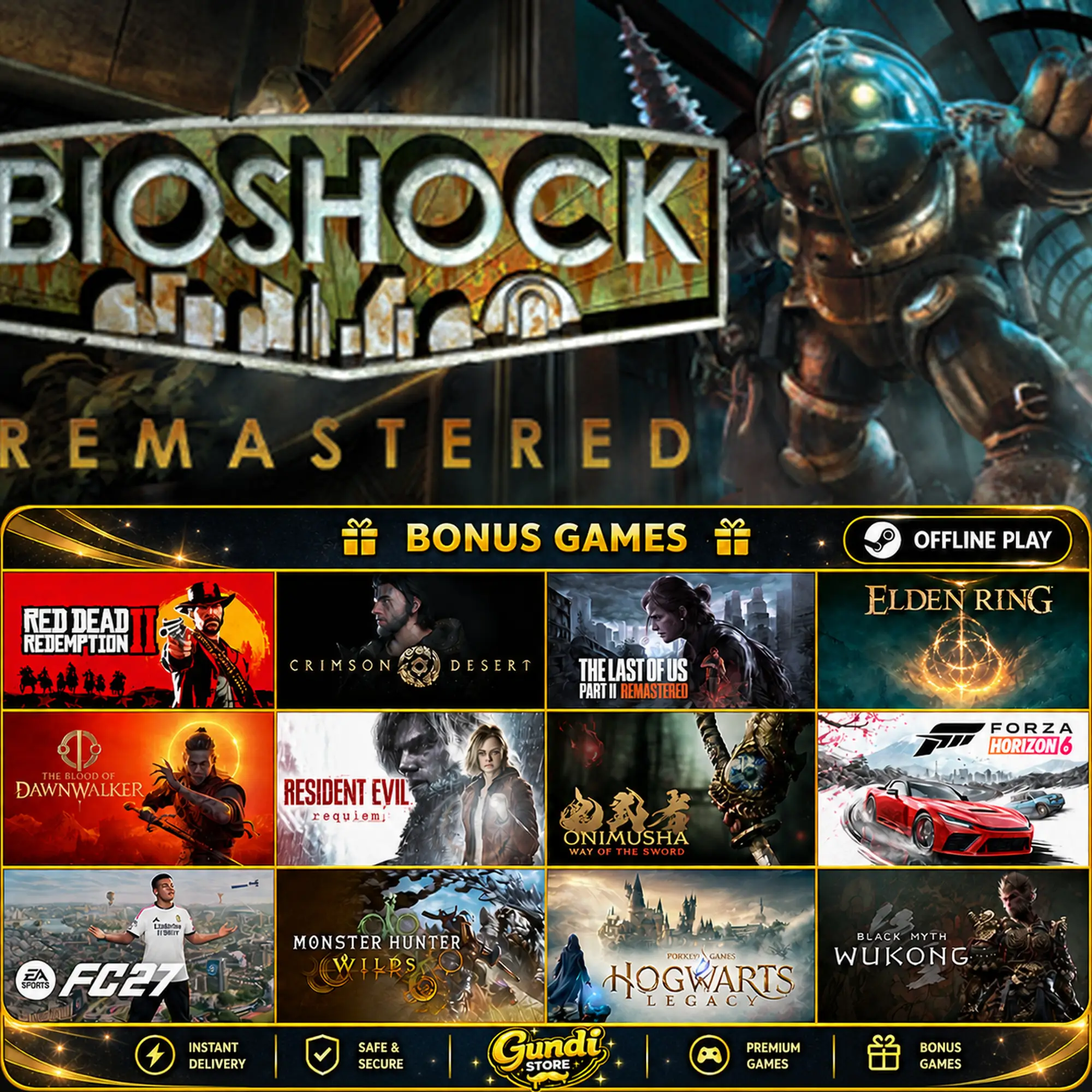 [AUTO CODE] - BioShock Remastered + BONUS GAME