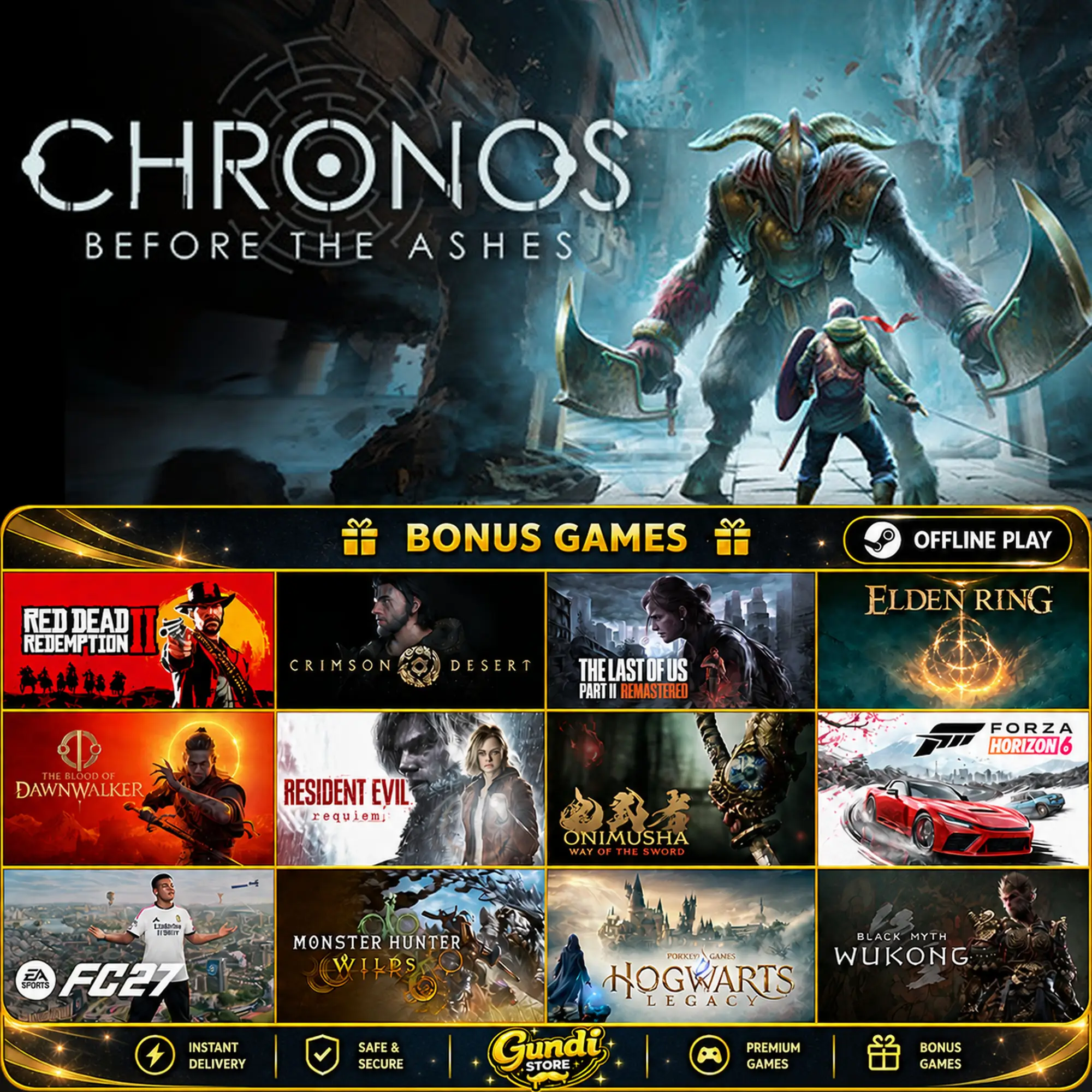 [AUTO CODE] - Chronos_ Before the Ashes + BONUS GAME