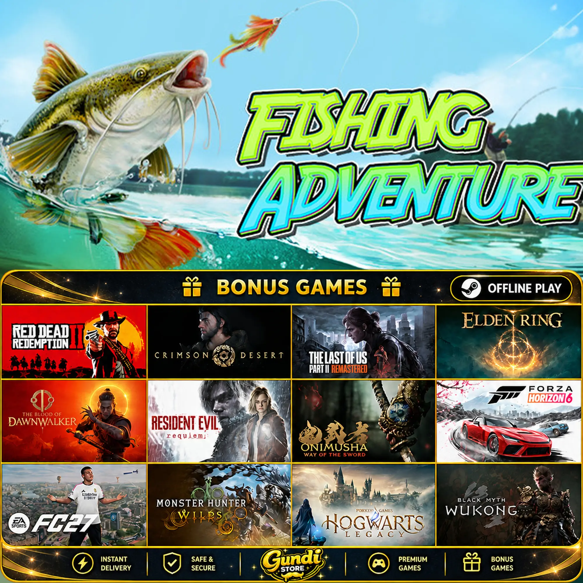 [AUTO CODE] - Fishing Adventure + BONUS GAME