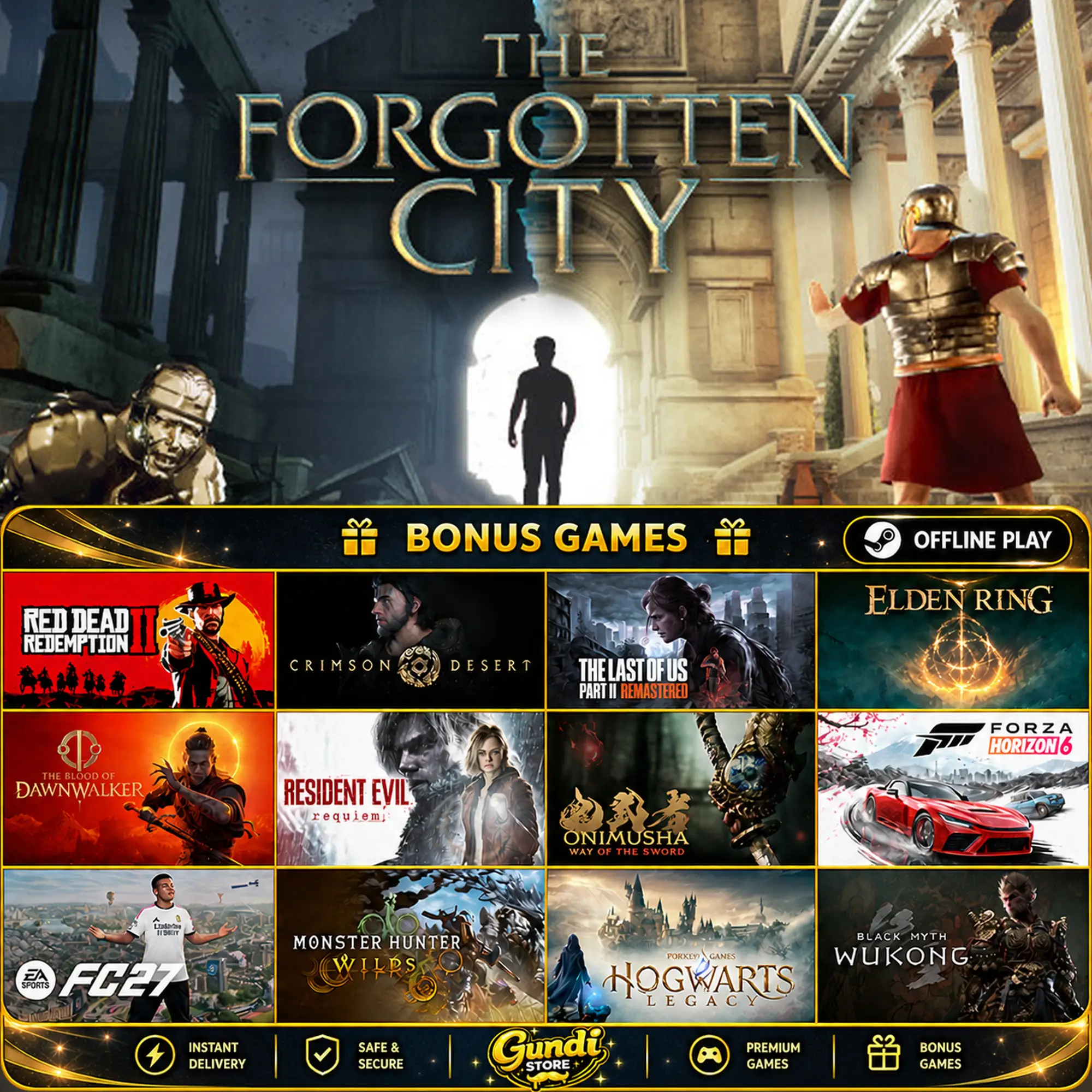 [AUTO CODE] - The Forgotten City + BONUS GAME