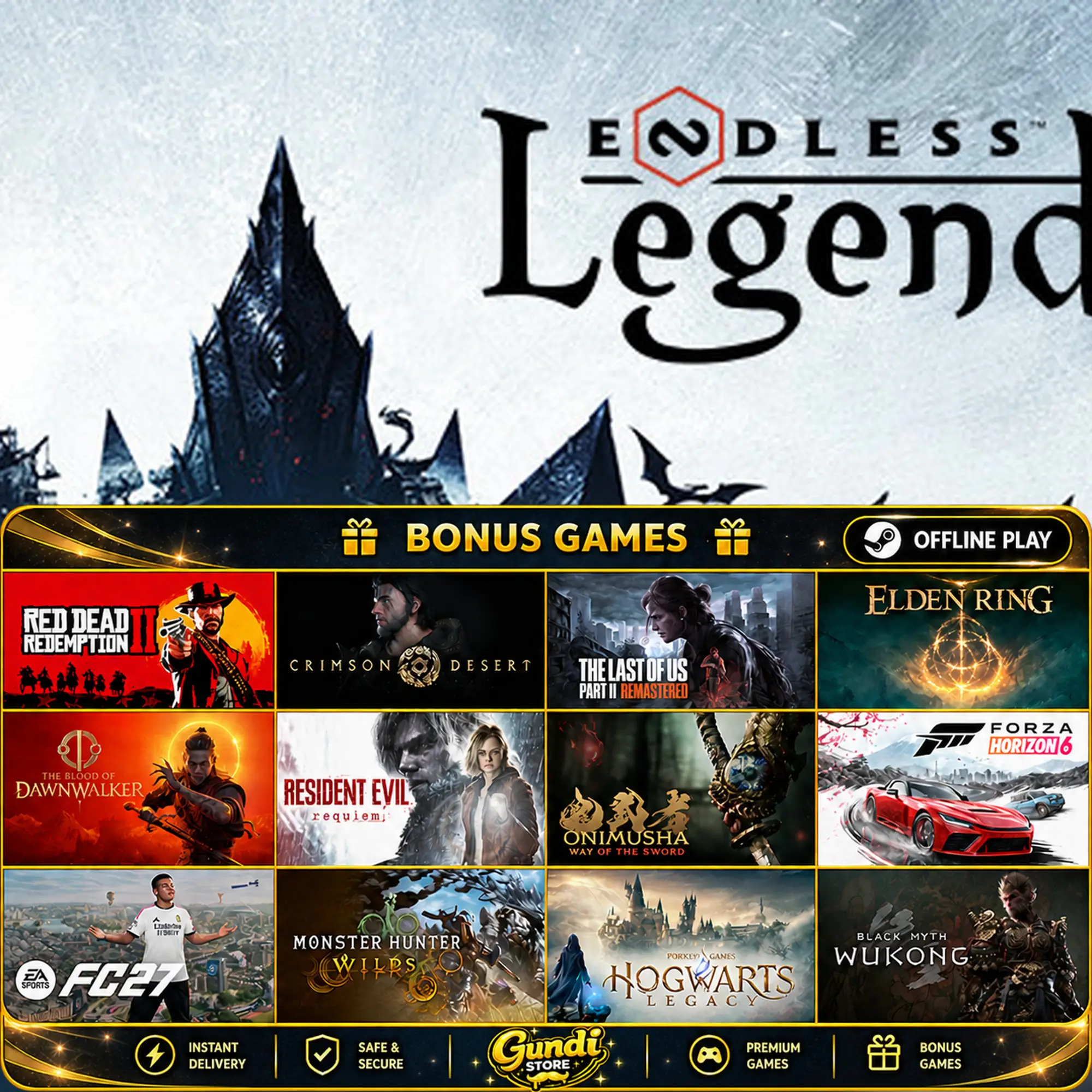 [AUTO CODE] - ENDLESS Legend™ + BONUS GAME