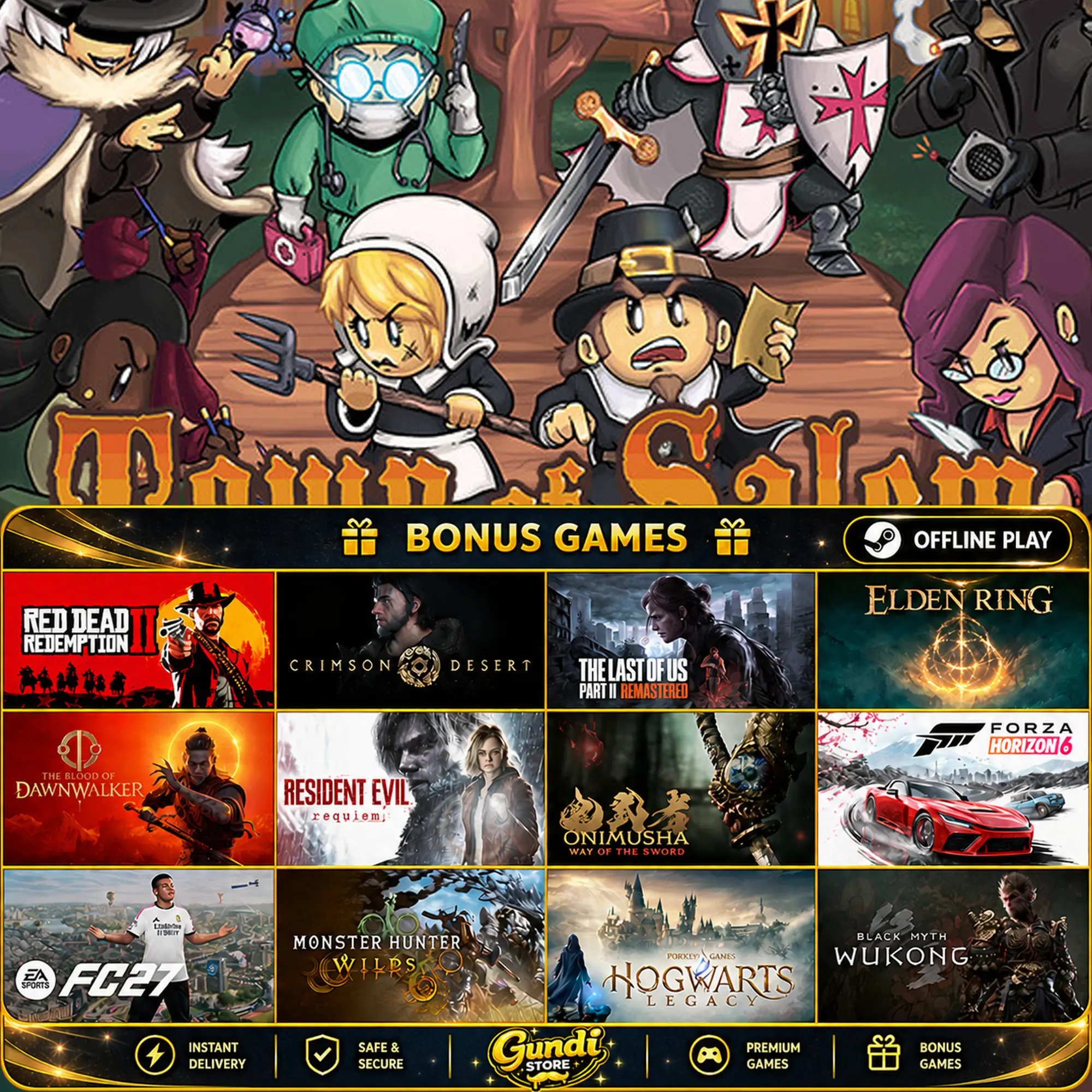 [AUTO CODE] - Town of Salem + BONUS GAME