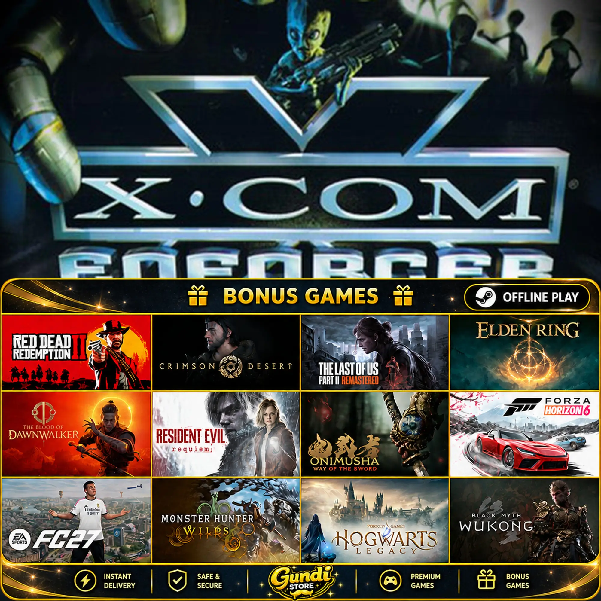 [AUTO CODE] - X-COM_ Enforcer + BONUS GAME