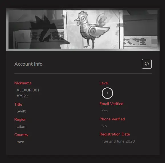 LATAM - RANKED READY -  BETA ACCOUNT - 1 LVL - 0 SKIN - FULL ACCESS