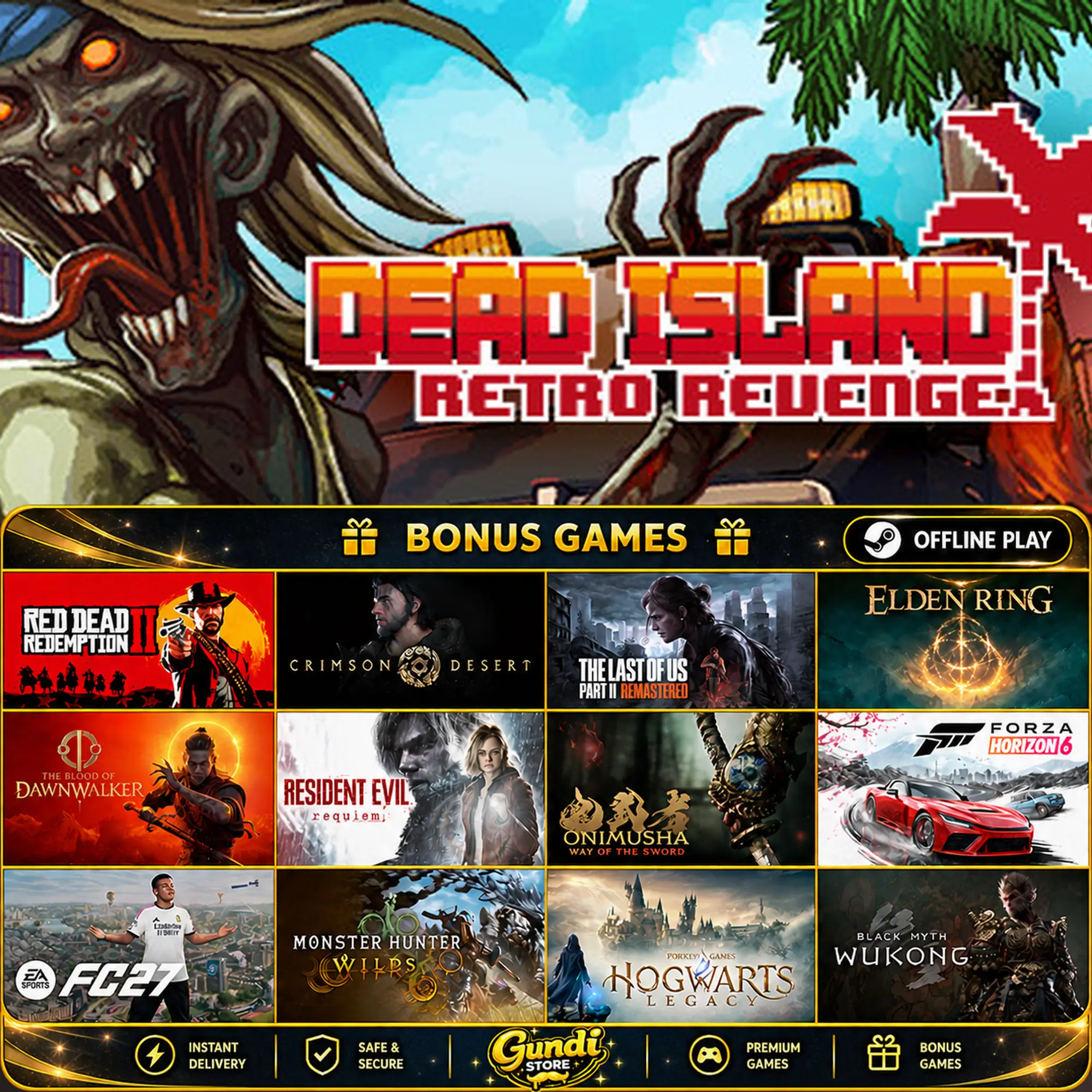 [AUTO CODE] - Dead Island Retro Revenge + BONUS GAME